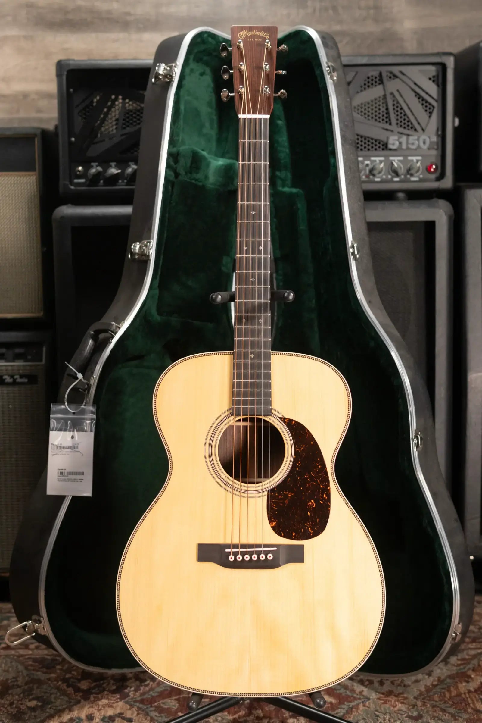 Martin Custom 000 Auditorium Rosewood Acoustic Guitar with Hardshell Case - Used