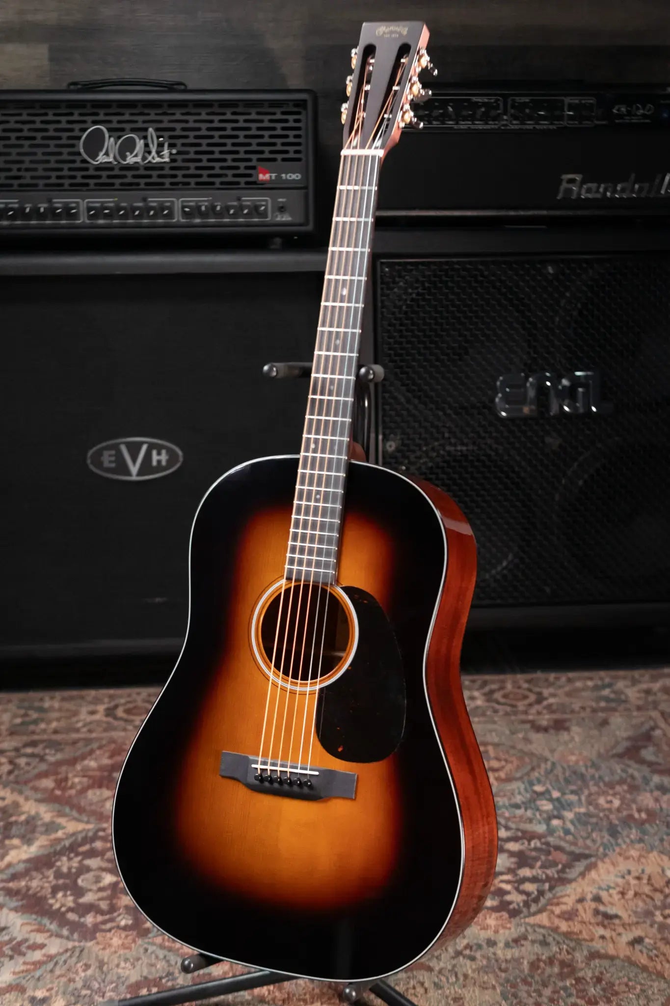 Martin Custom Old Style 18 D-12F Cuban Mahogany/VTS Adirondack Spruce Acoustic Guitar - 1935 Sunburst with Hardshell Case - Used