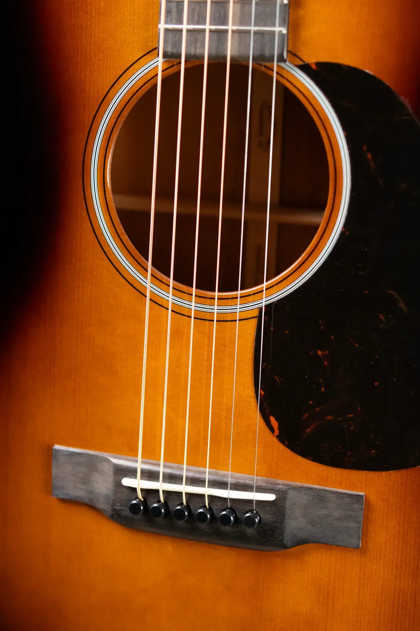 Martin Custom Shop 0000-12F Sinker Mahogany - 1935 Sunburst with Hardshell Case - Used