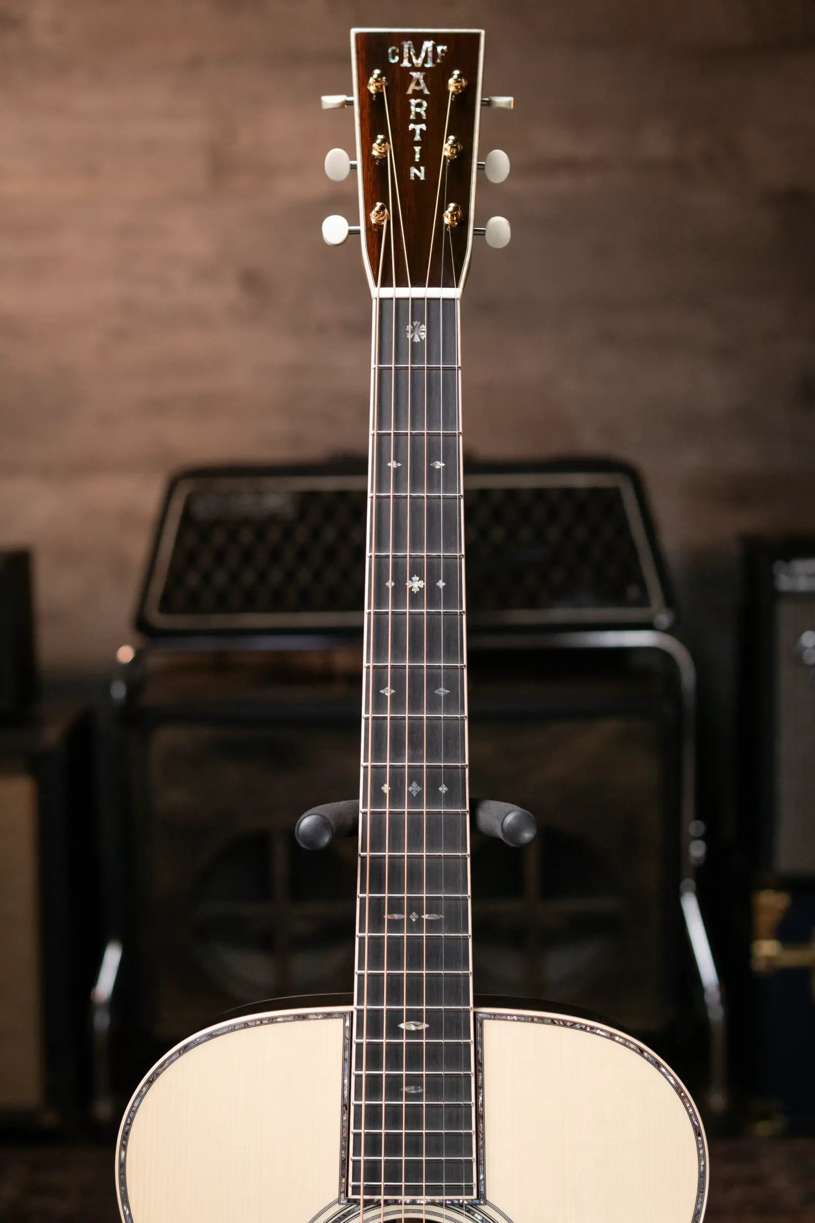 Martin Custom Shop Style 45 OM-14F Acoustic Guitar - Brazilian Rosewood/Adirondack Spruce with Hardshell Case