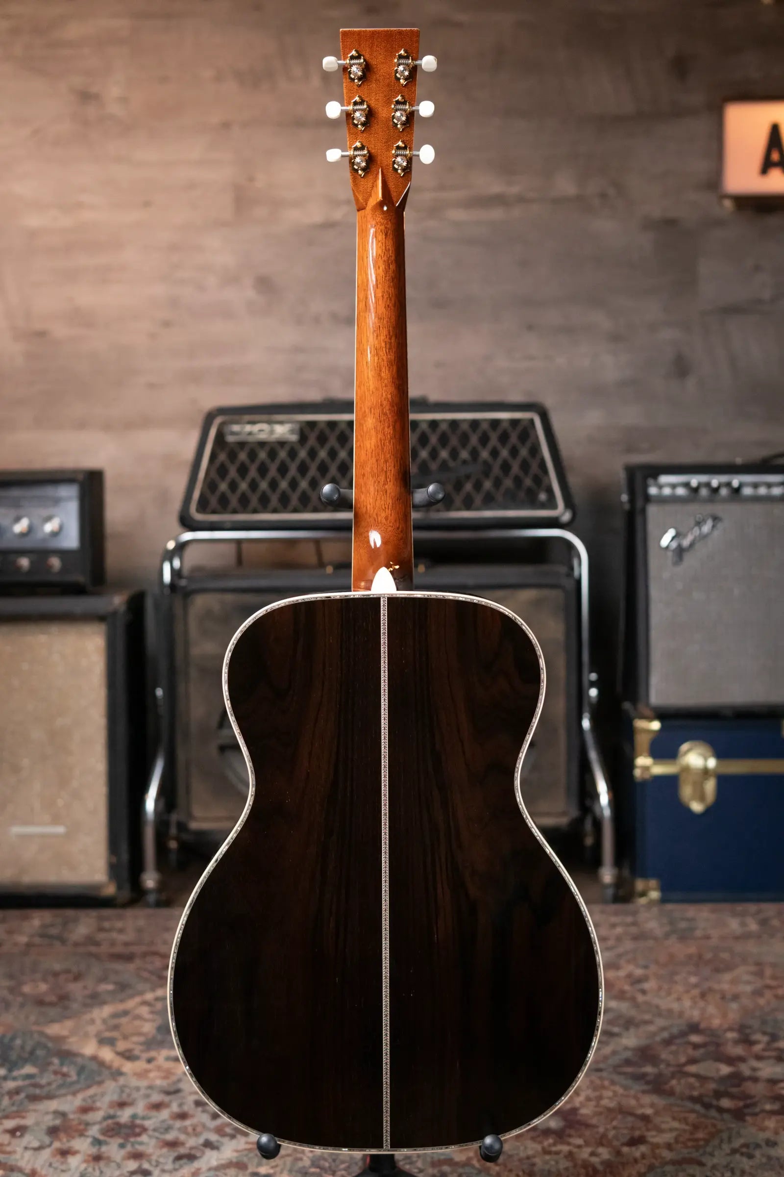 Martin Custom Shop Style 45 OM-14F Acoustic Guitar - Brazilian Rosewood/Adirondack Spruce with Hardshell Case