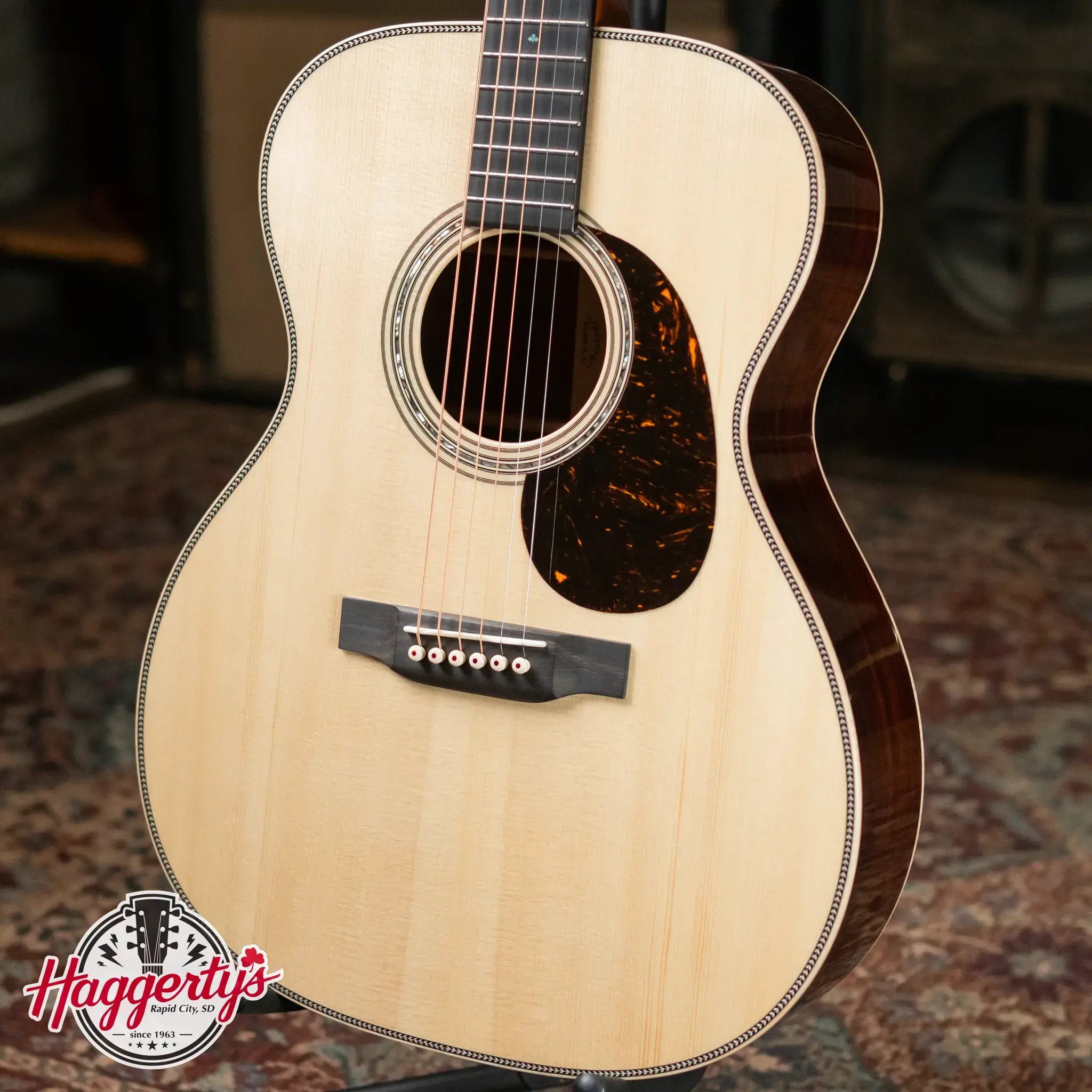 Martin Custom Style 45 000 Acoustic - Cocobolo/European High-Altitude Swiss Spruce, Natural with Hardshell Case