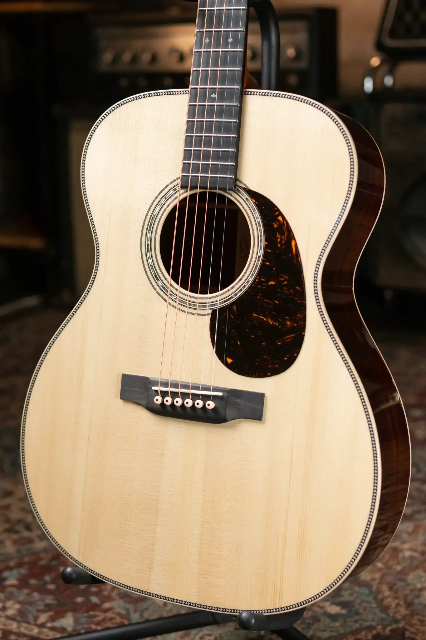 Martin Custom Style 45 000 Acoustic - Cocobolo/European High-Altitude Swiss Spruce, Natural with Hardshell Case