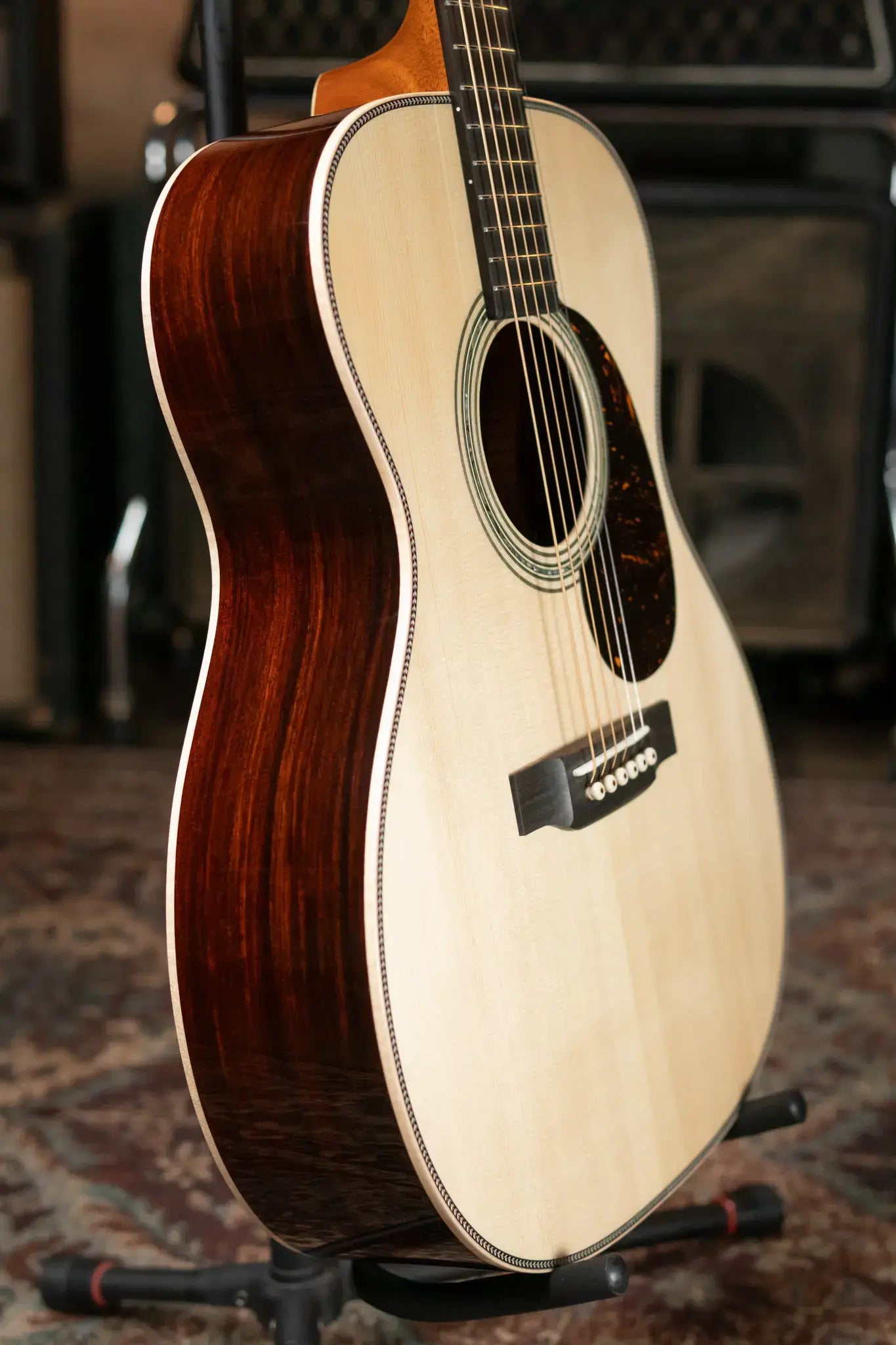 Martin Custom Style 45 000 Acoustic - Cocobolo/European High-Altitude Swiss Spruce, Natural with Hardshell Case