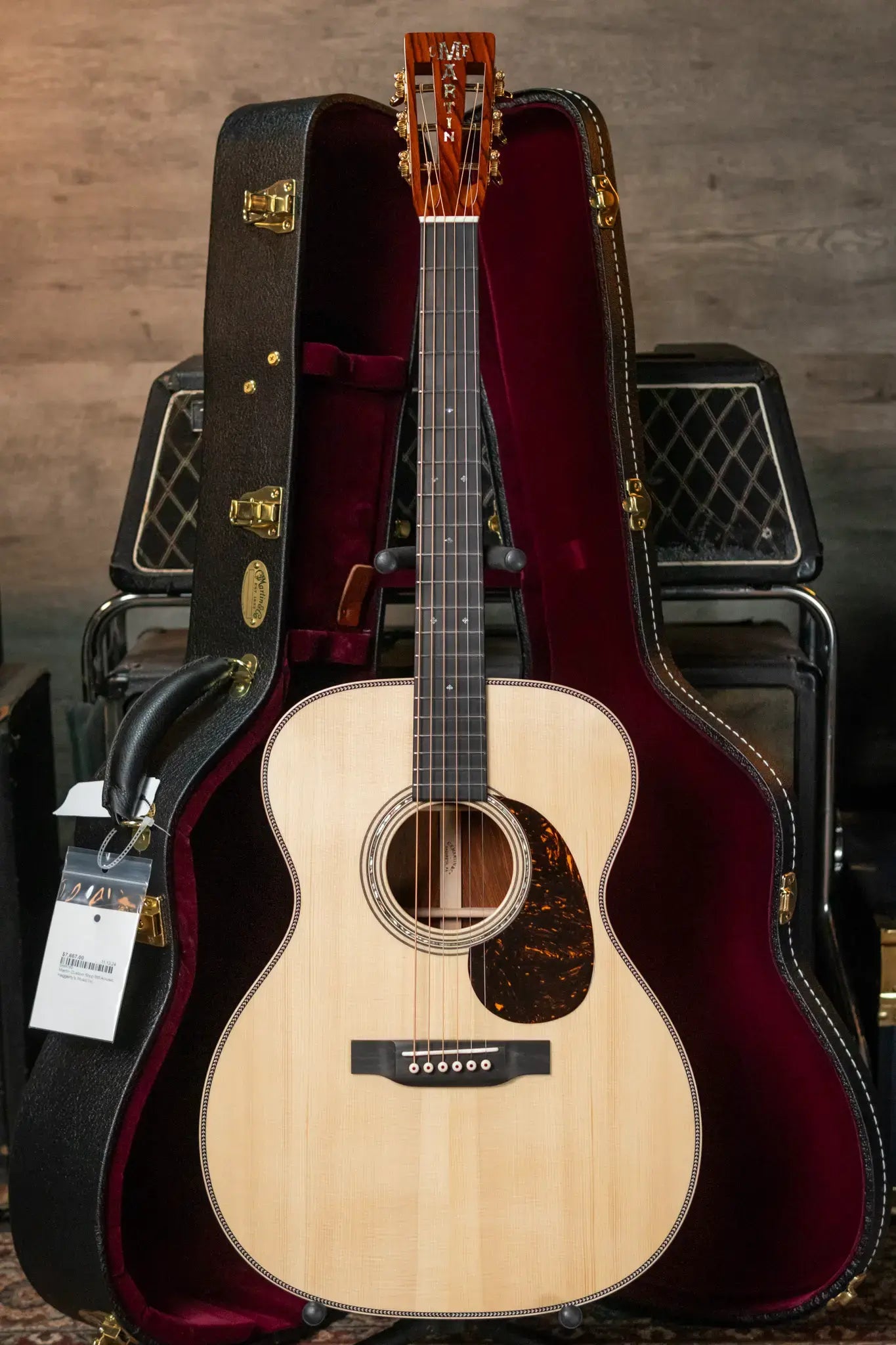 Martin Custom Style 45 000 Acoustic - Cocobolo/European High-Altitude Swiss Spruce, Natural with Hardshell Case