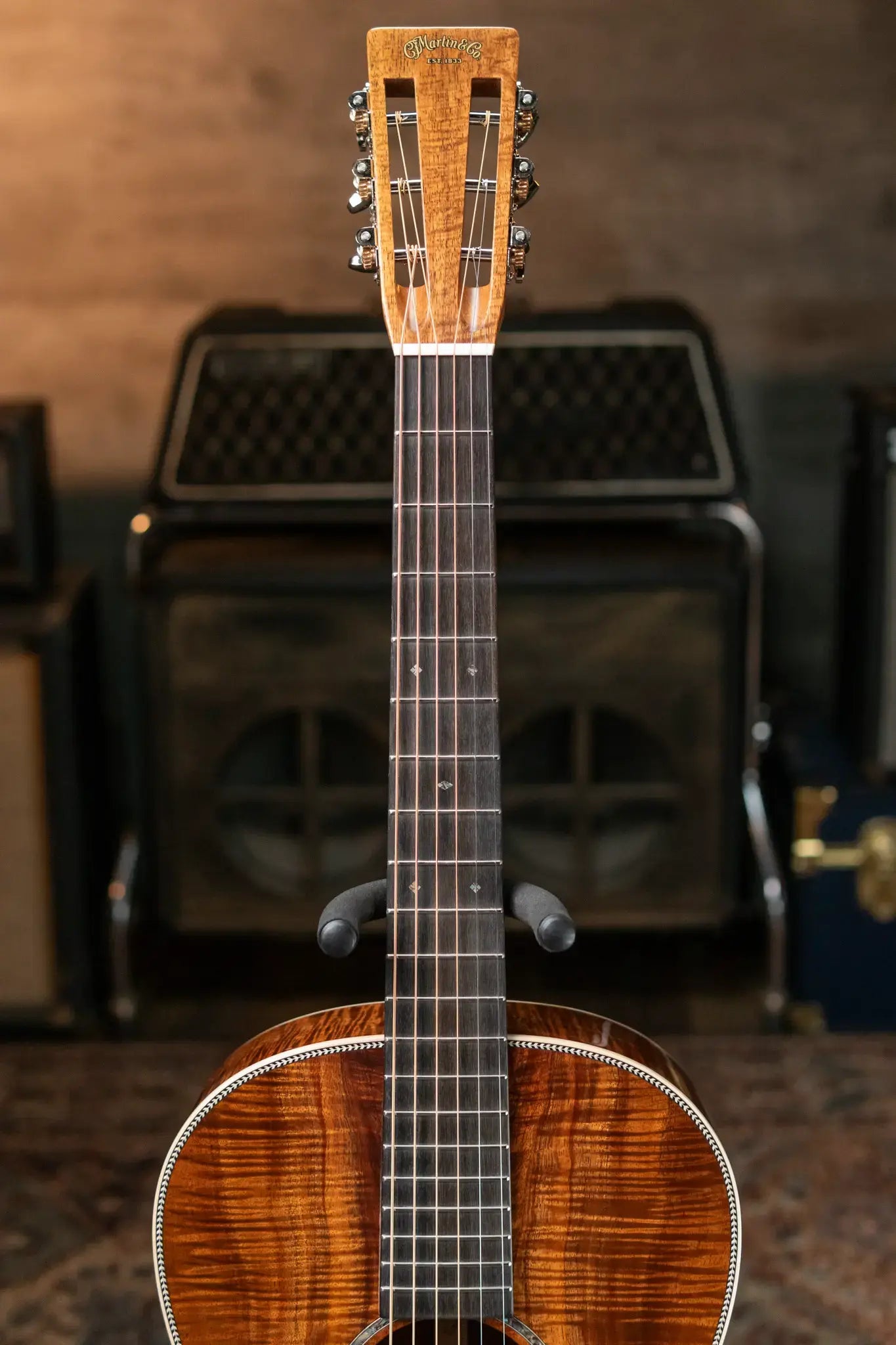 Martin Custom 000-12F Acoustic - Exceptional Figured Koa (Back, Sides and Top), Natural with Hardshell Case