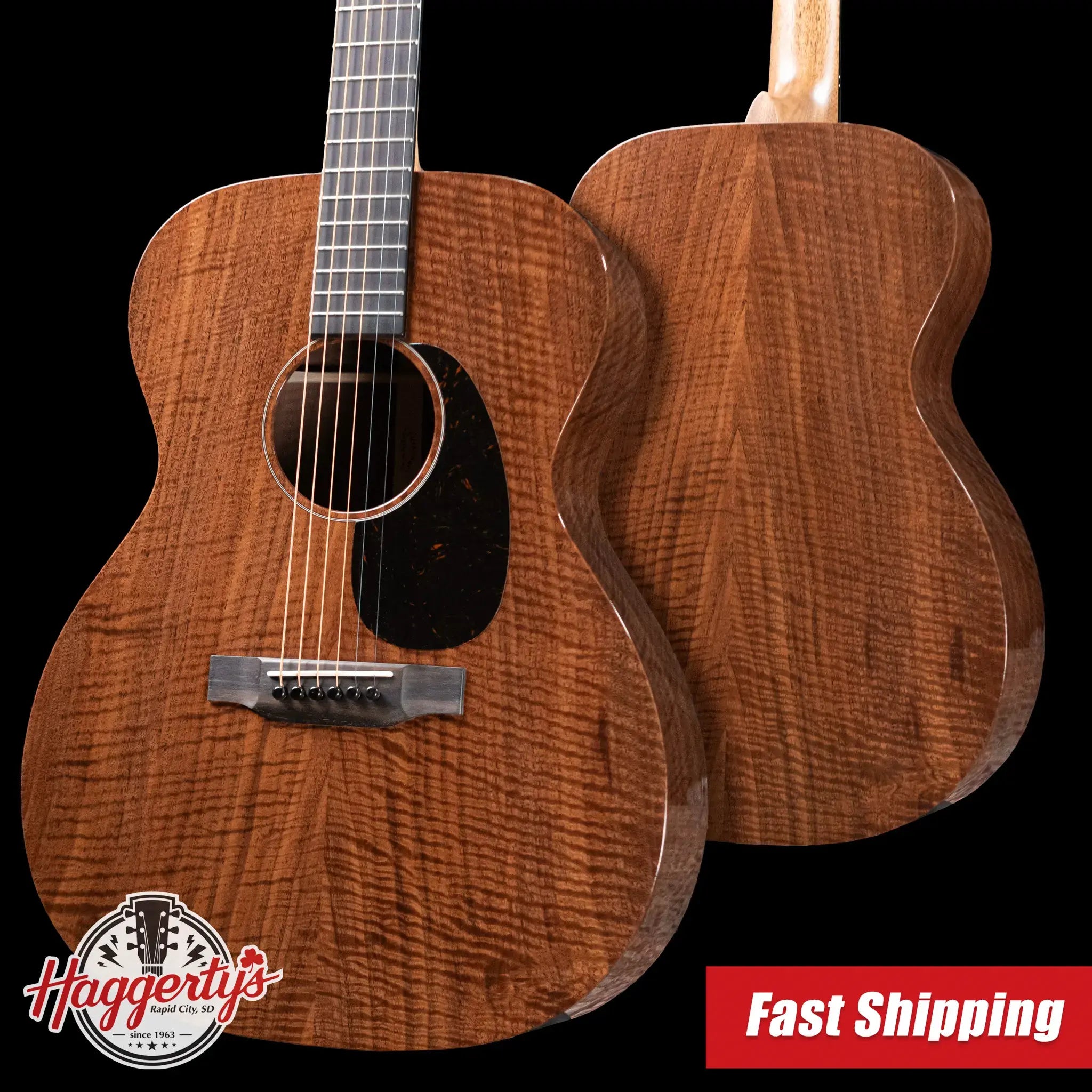 Martin Custom Shop Style 17 000-14F Acoustic Guitar - Bastogne Walnut with Hardshell Case