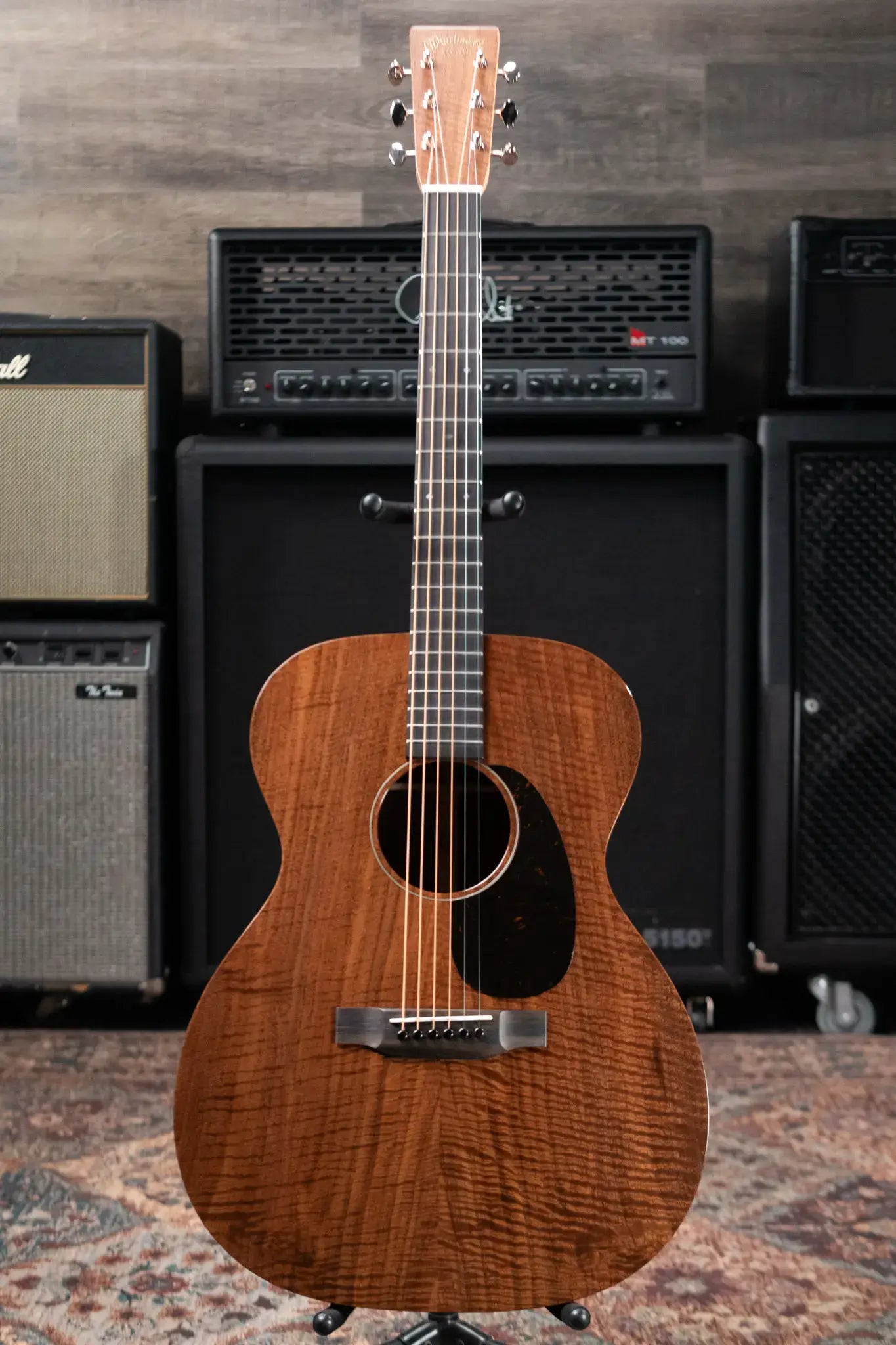 Martin Custom Shop Style 17 000-14F Acoustic Guitar - Bastogne Walnut with Hardshell Case