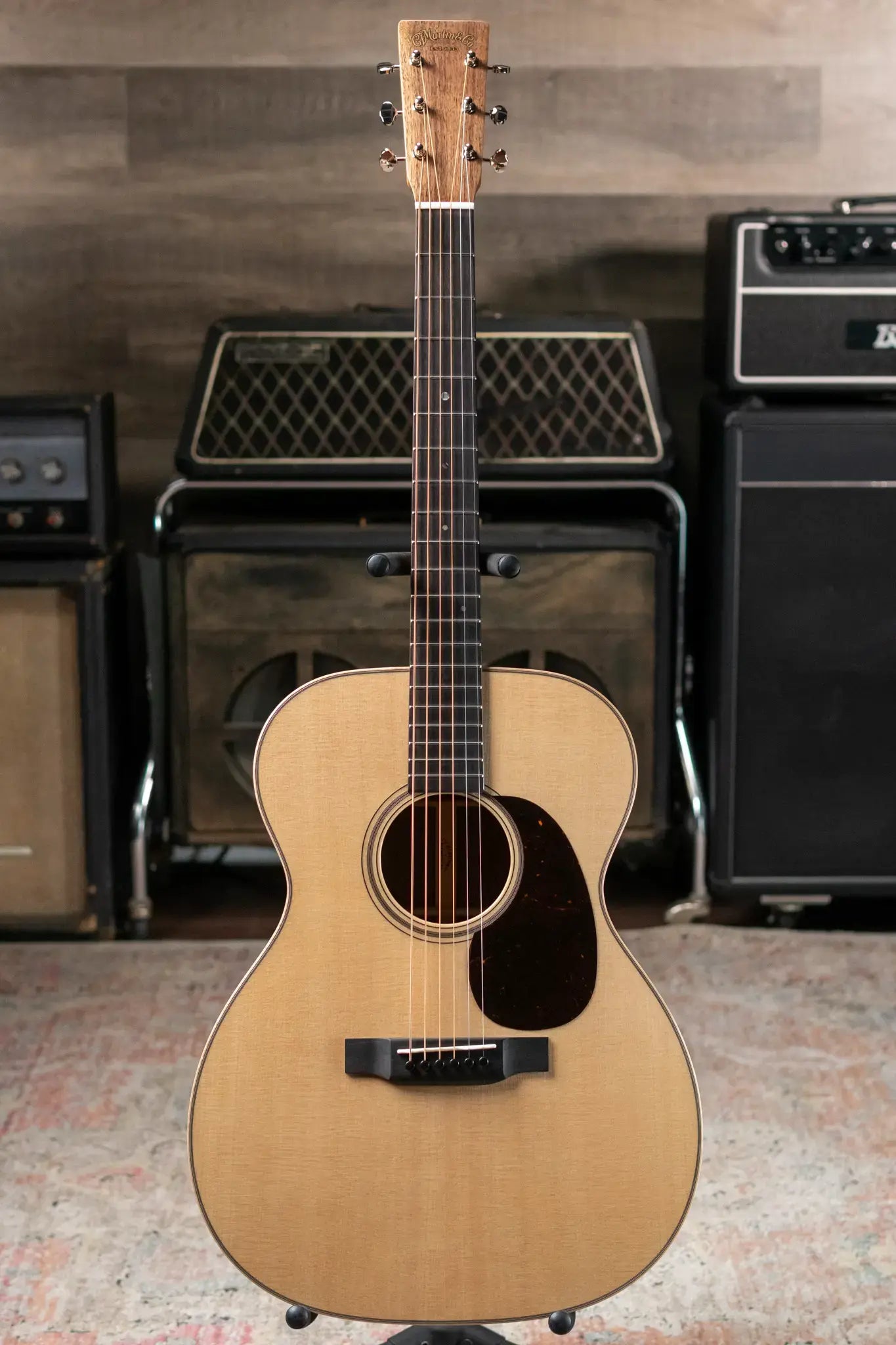 Martin Custom Shop 000 Acoustic Guitar - Black Walnut with Hardshell Case