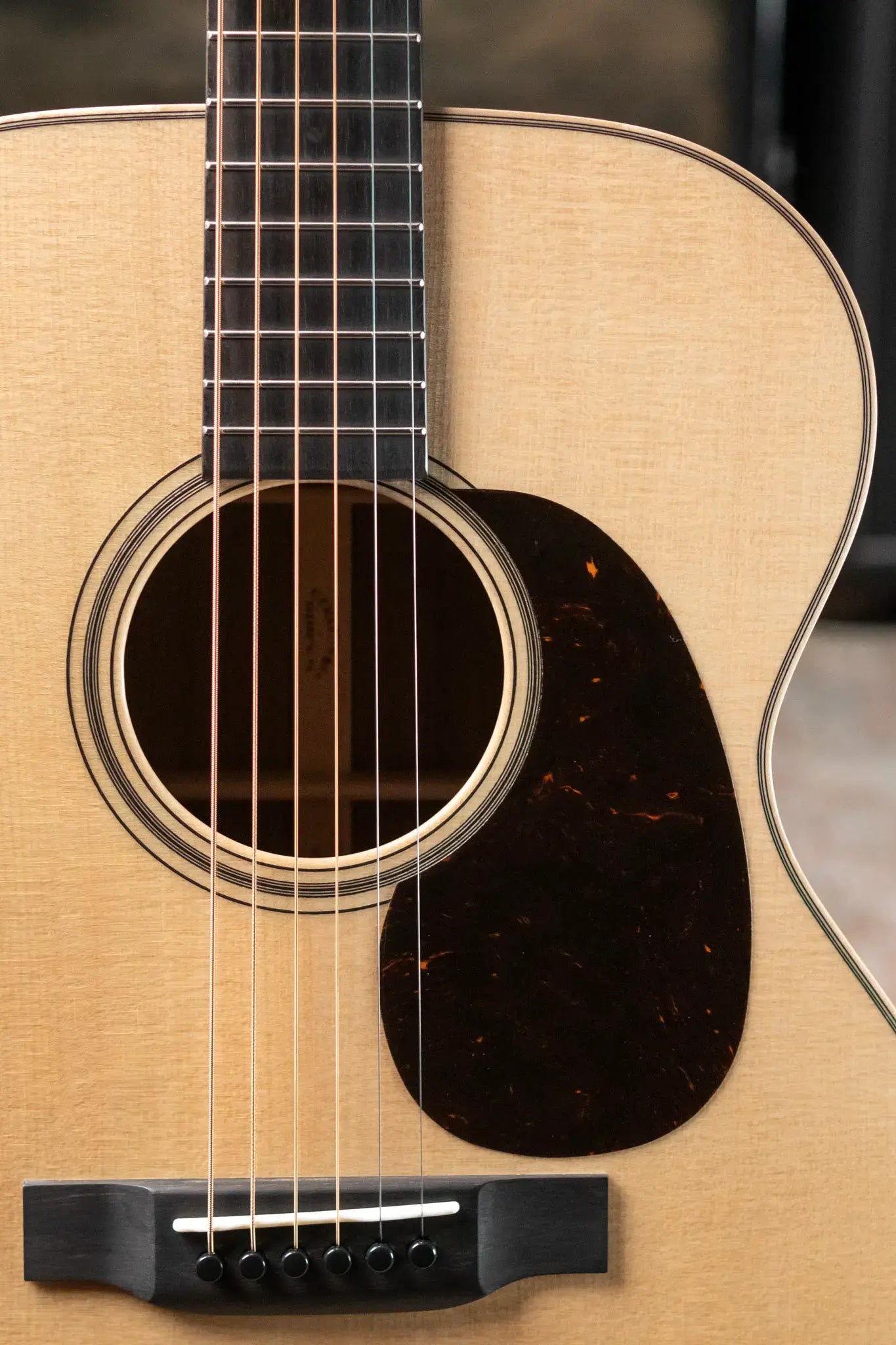 Martin Custom Shop 000 Acoustic Guitar - Black Walnut with Hardshell Case