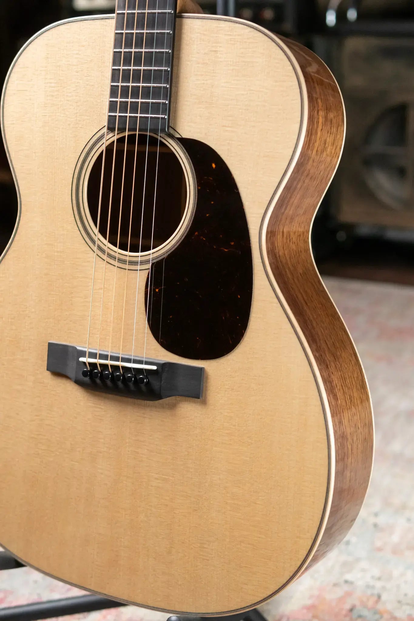 Martin Custom Shop 000 Acoustic Guitar - Black Walnut with Hardshell Case