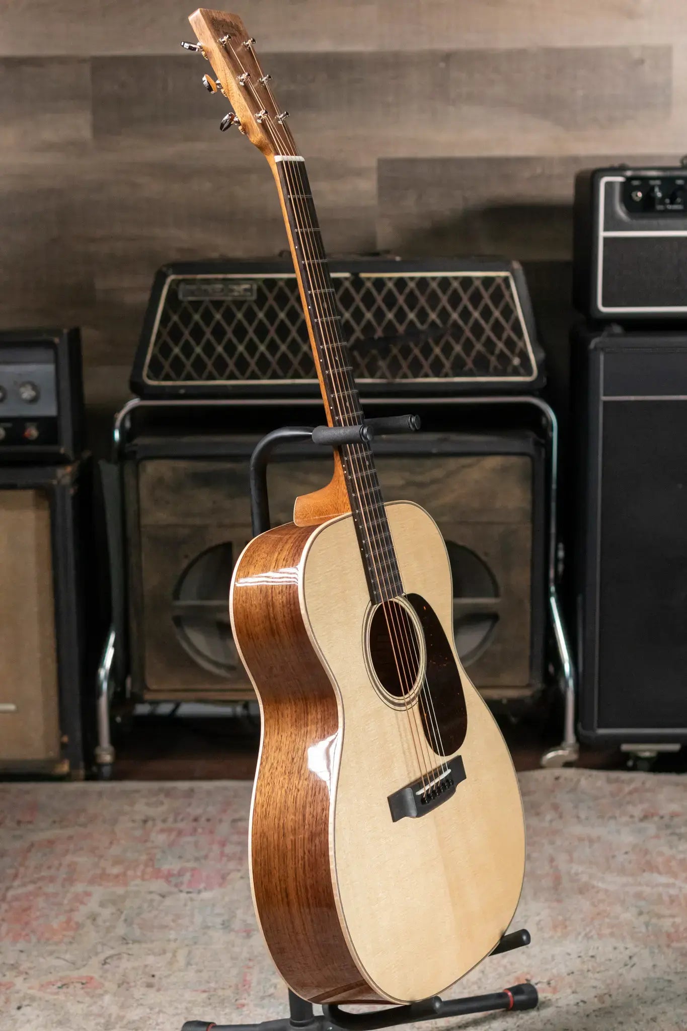 Martin Custom Shop 000 Acoustic Guitar - Black Walnut with Hardshell Case