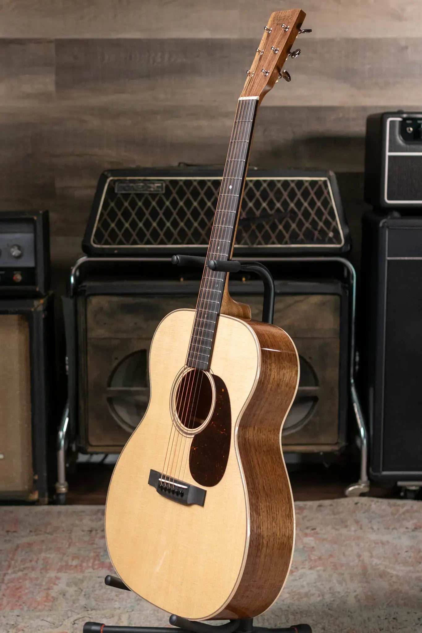 Martin Custom Shop 000 Acoustic Guitar - Black Walnut with Hardshell Case