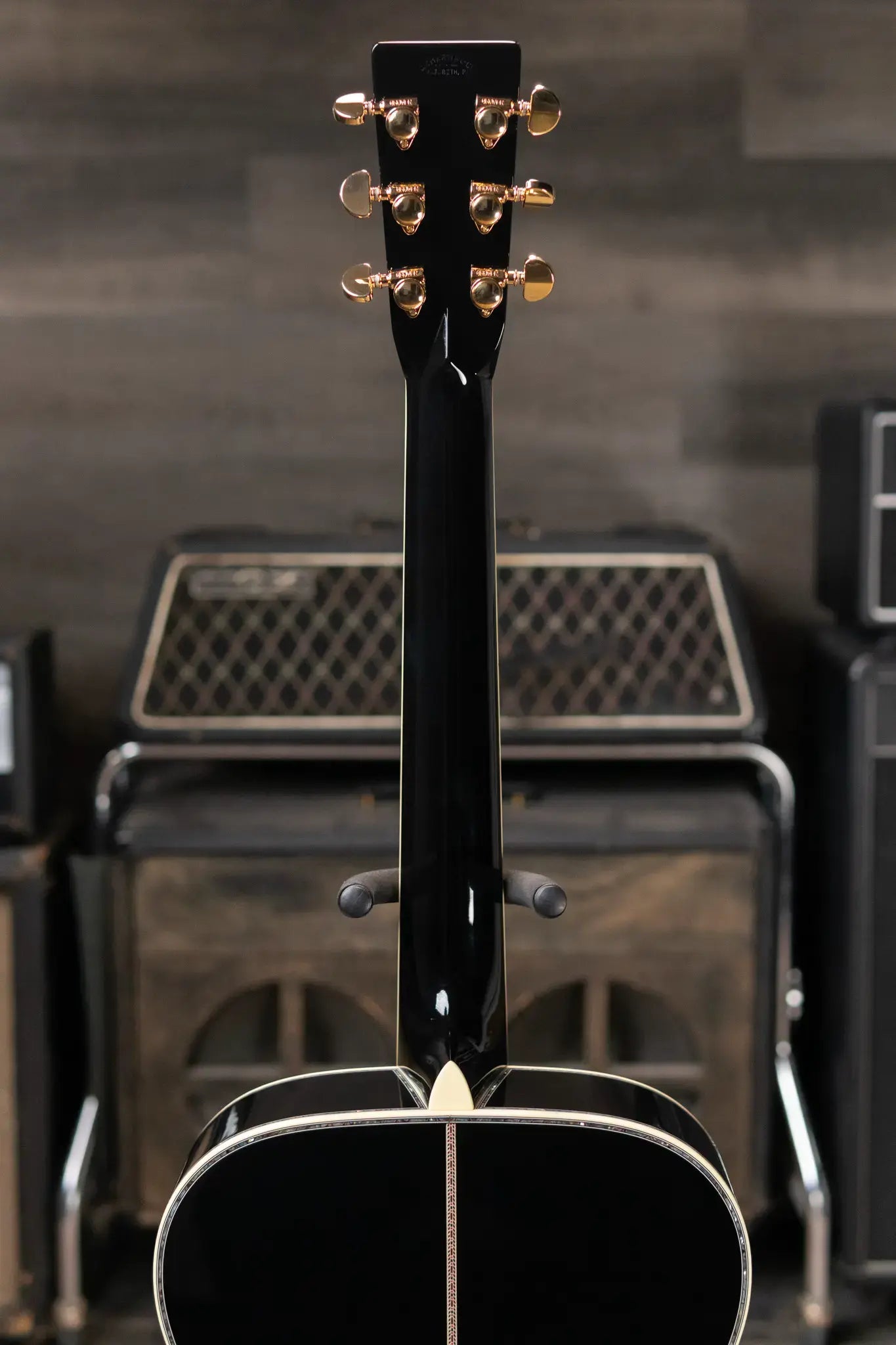 Martin Custom Style 45 000 Acoustic Guitar - East Indian Rosewood/Premium Spruce, Black with Hardshell Case