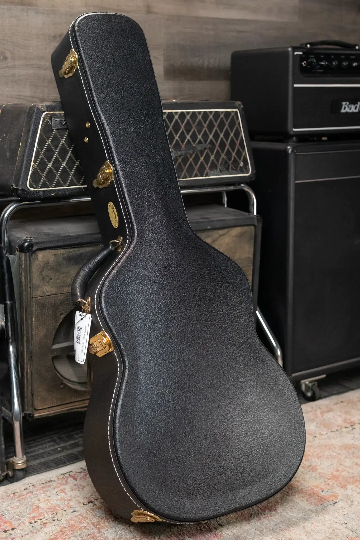 Martin Custom Style 45 000 Acoustic Guitar - East Indian Rosewood/Premium Spruce, Black with Hardshell Case