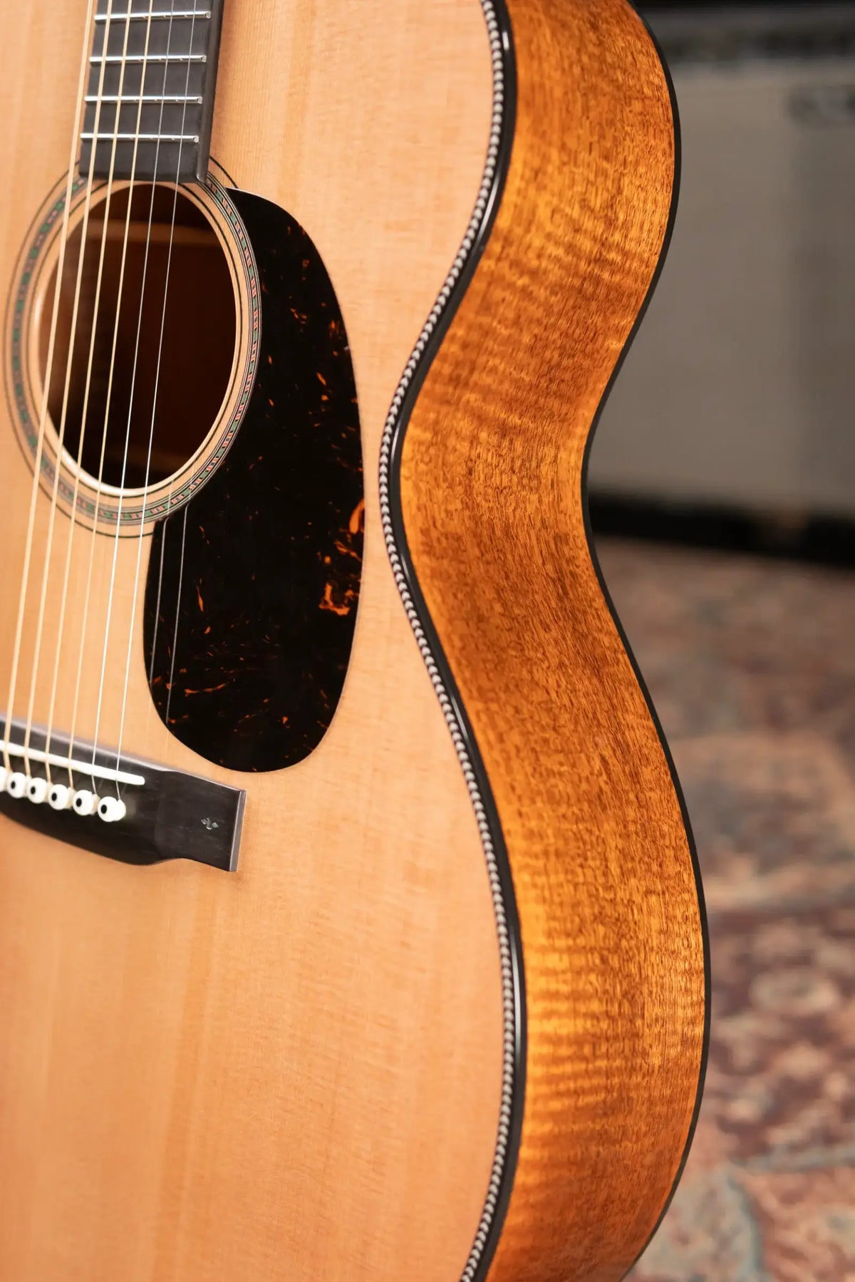 Martin Custom Shop 000 Acoustic Guitar - Flamed Mahogany with Hardshell Case