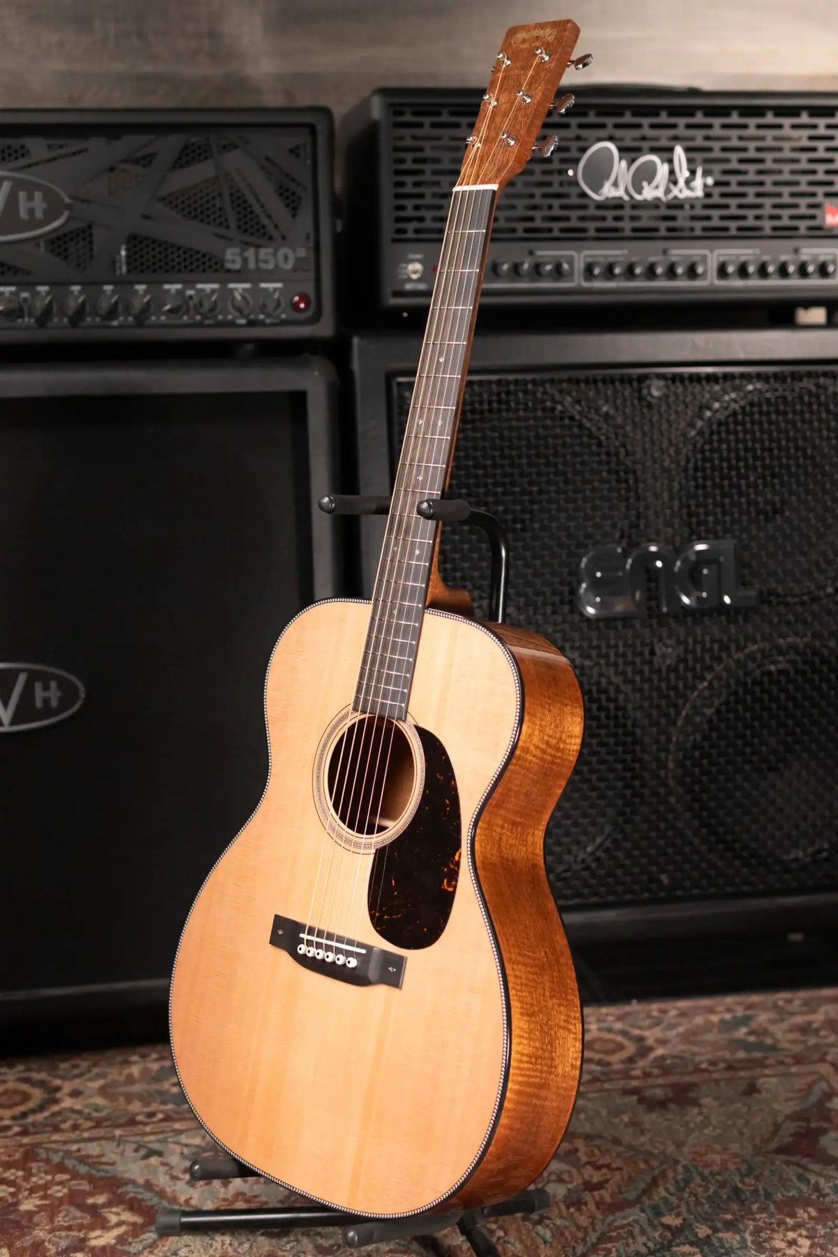 Martin Custom Shop 000 Acoustic Guitar - Flamed Mahogany with Hardshell Case