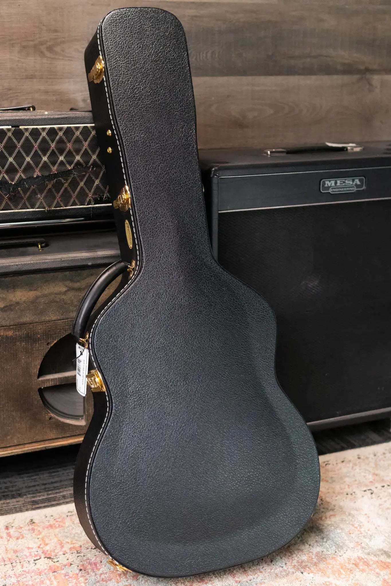 Martin Custom Shop Style 45 OM-14F Acoustic Guitar - Macassar Ebony/Premium Spruce with Hardshell Case