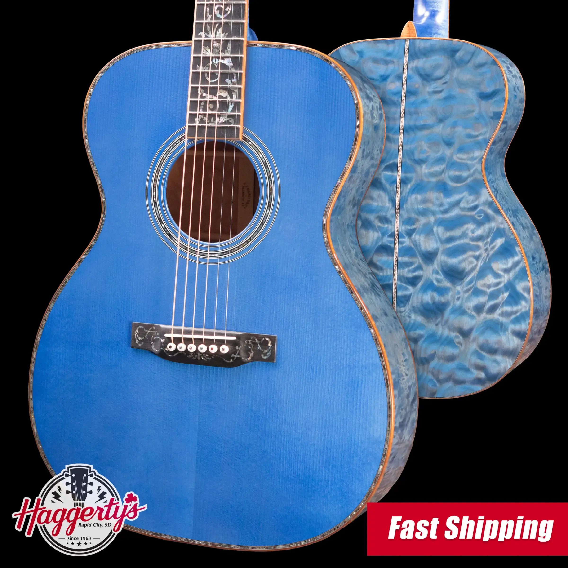 Martin Custom Shop 000 Acoustic Guitar - Quilted Maple with Hardshell Case