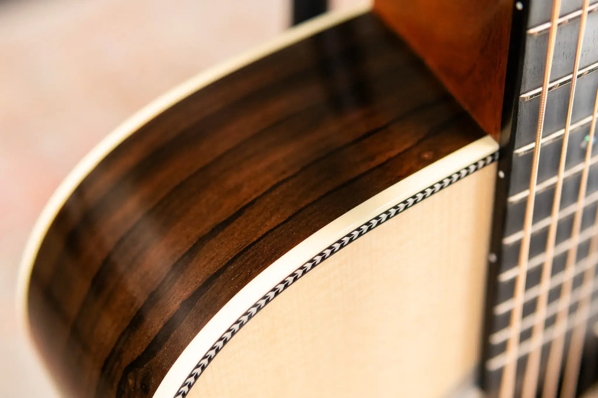 Martin Custom Shop Style 28 OM-14F Acoustic Guitar - Ziricote/Spruce with Hardshell Case