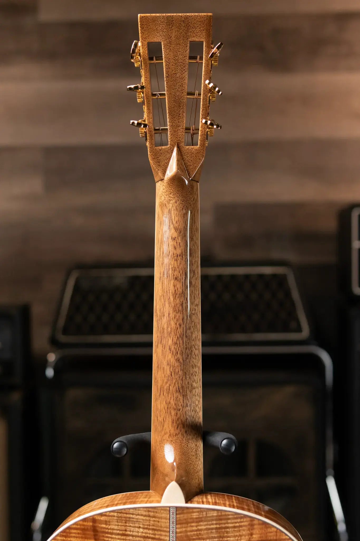 Martin Custom Style 45 000 Acoustic Guitar - Highly Flamed Koa (Back, Sides and Top), Natural with Hardshell Case