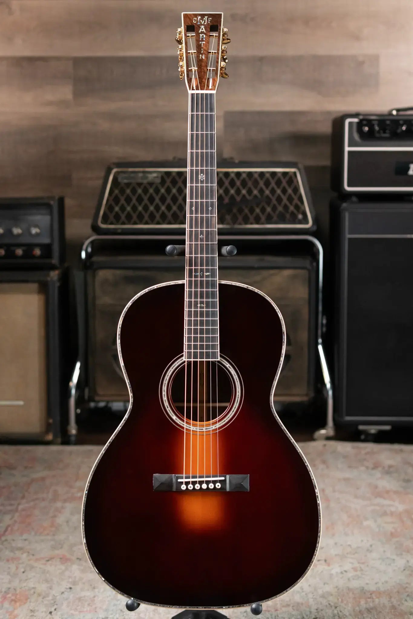 Martin Custom Shop 000 Acoustic - Wild Grain East Indian Rosewood with Hardshell Case