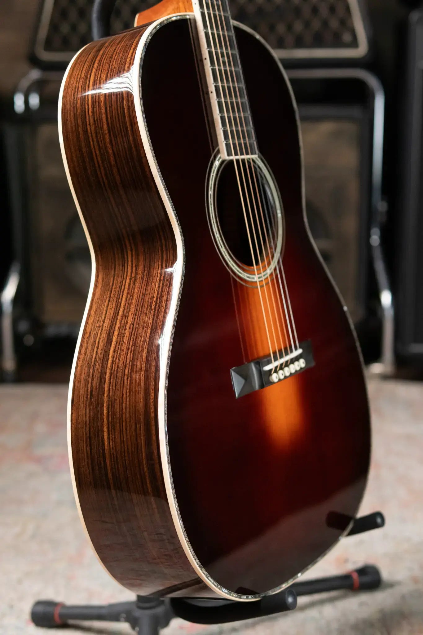 Martin Custom Shop Style 42 000-12F Acoustic Guitar - Wild Grain East Indian Rosewood/Adirondack Spruce with Hardshell Case