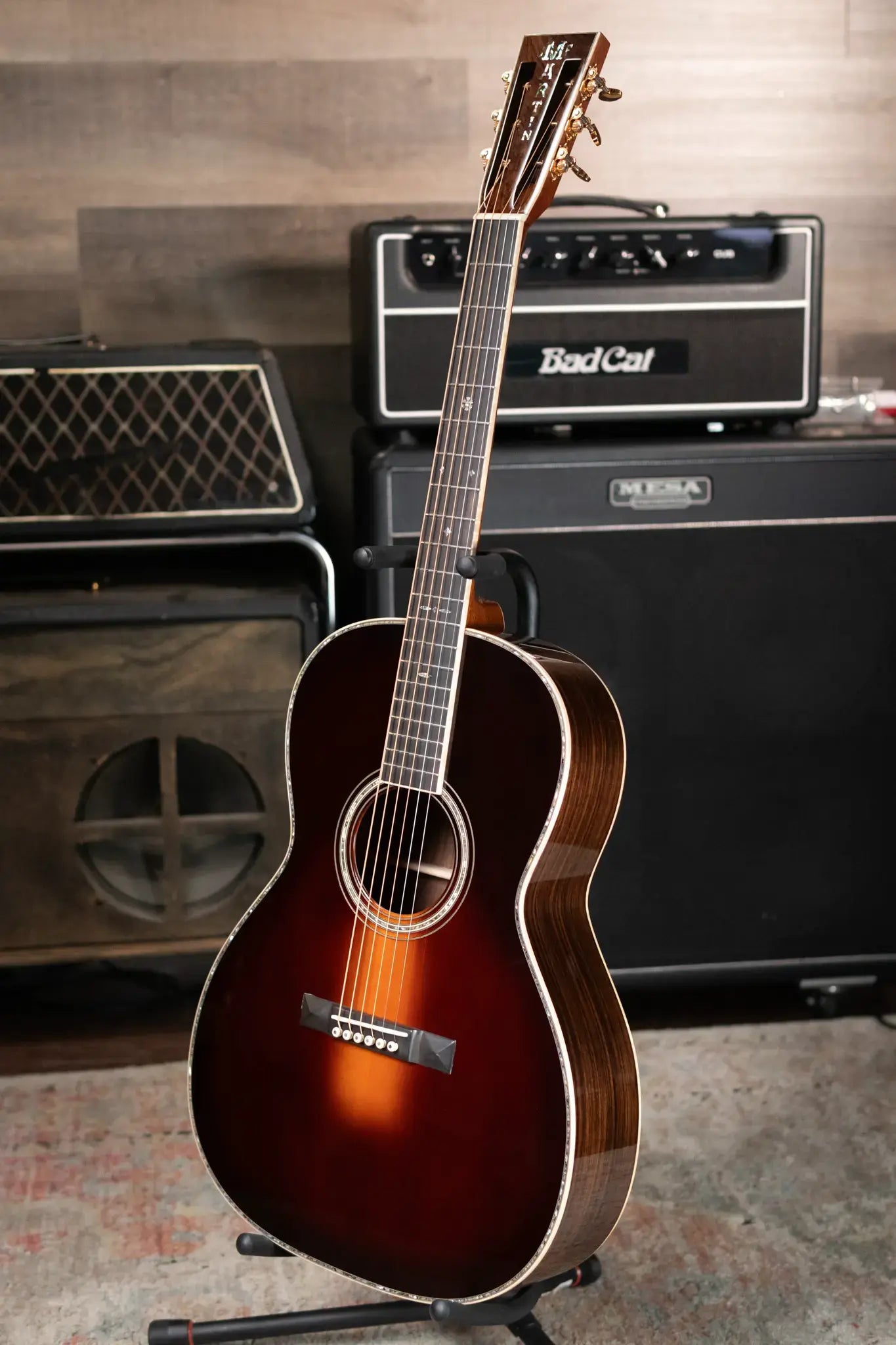 Martin Custom Shop Style 42 000-12F Acoustic Guitar - Wild Grain East Indian Rosewood/Adirondack Spruce with Hardshell Case