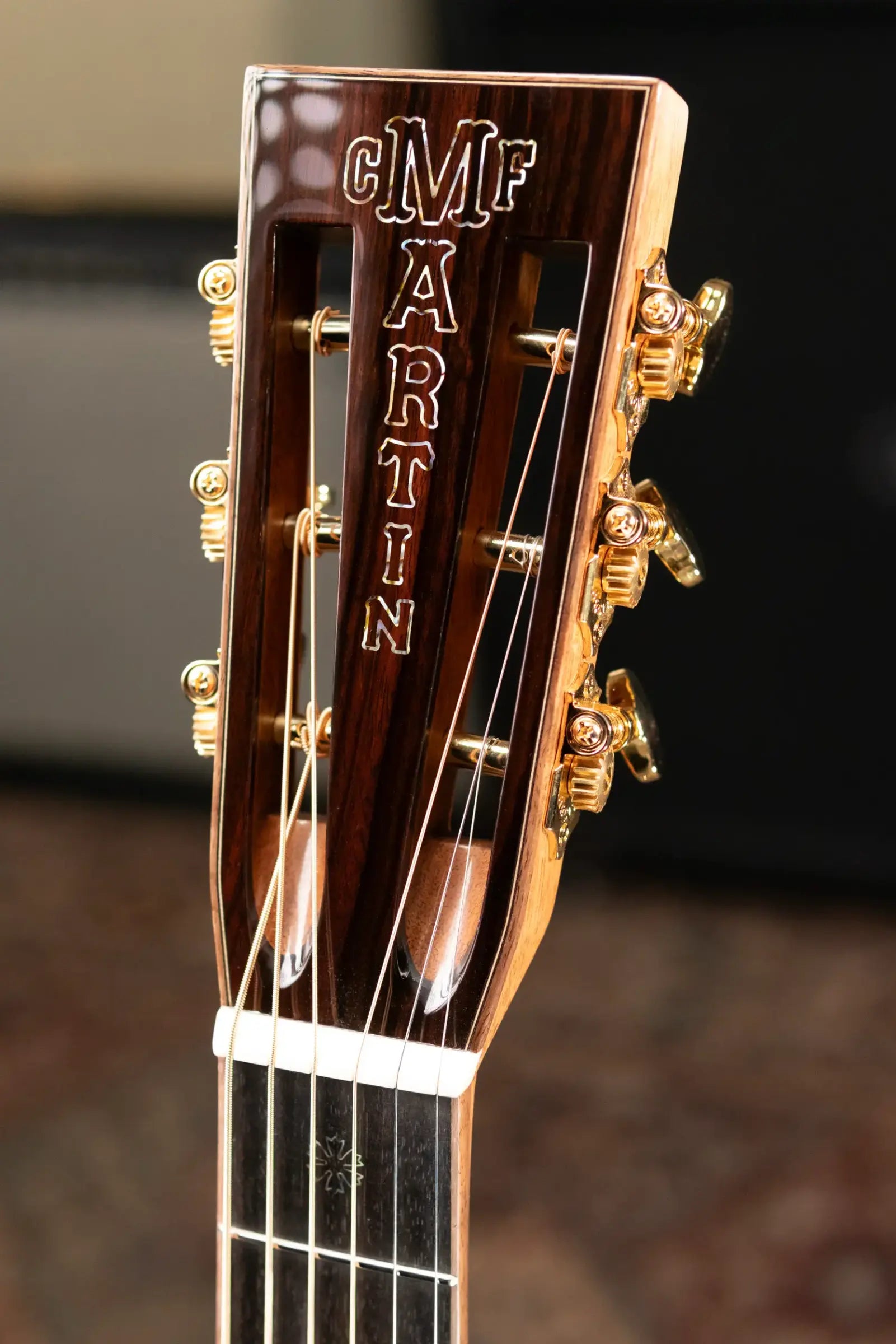 Martin Custom Style 45 00 Acoustic Guitar - Premium Sinker Redwood/Striped Macassar Ebony with Hardshell Case