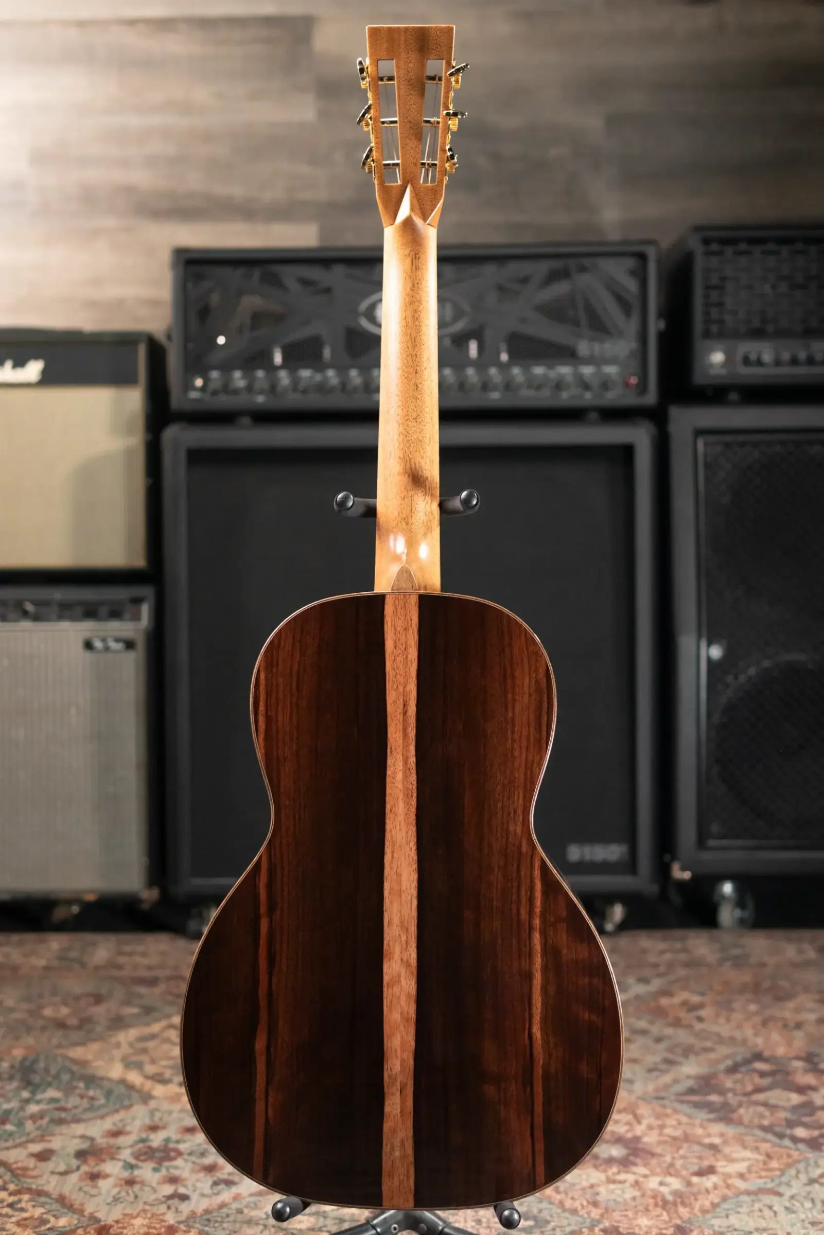 Martin Custom Style 45 00 Acoustic Guitar - Premium Sinker Redwood/Striped Macassar Ebony with Hardshell Case