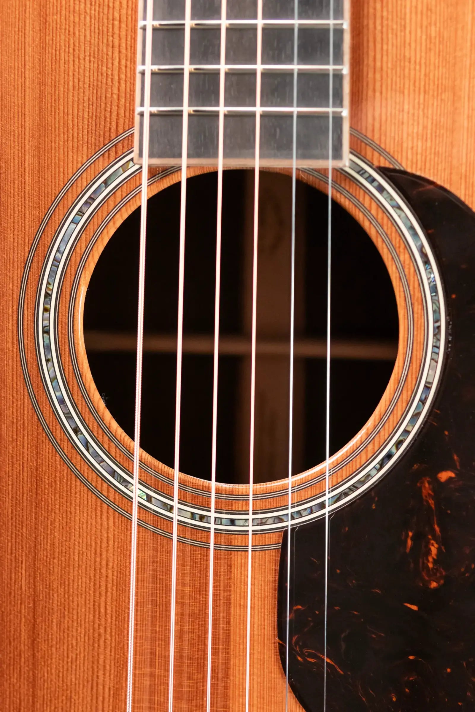 Martin Custom Style 45 00 Acoustic Guitar - Premium Sinker Redwood/Striped Macassar Ebony with Hardshell Case