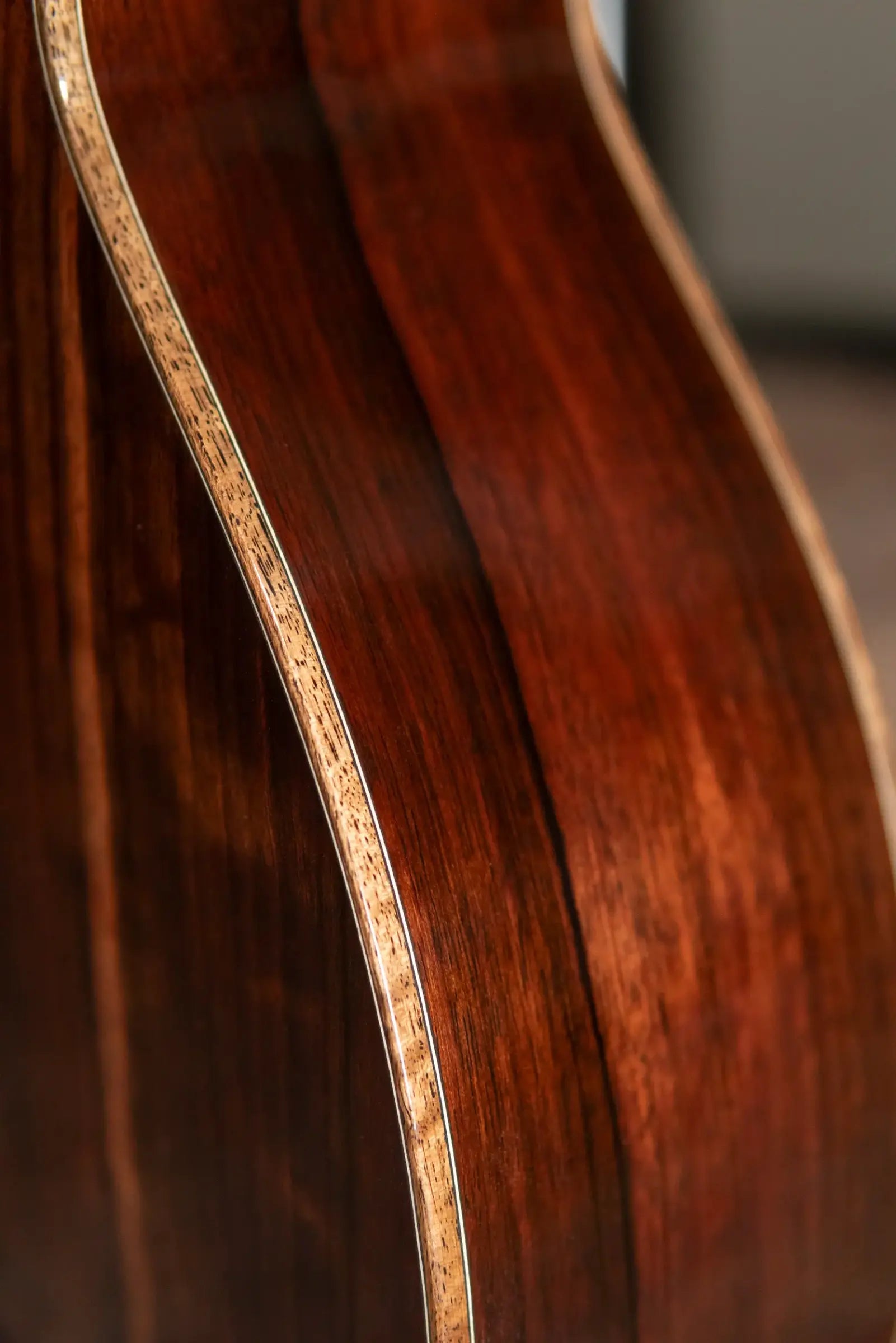 Martin Custom Style 45 00 Acoustic Guitar - Premium Sinker Redwood/Striped Macassar Ebony with Hardshell Case