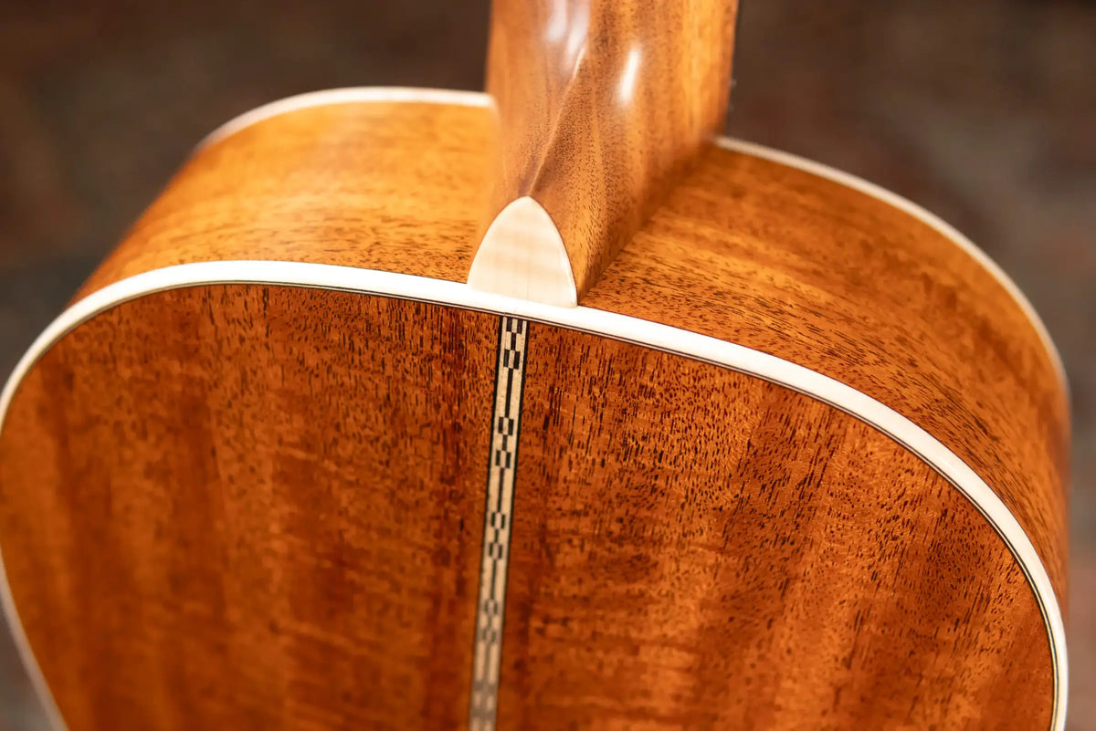 Martin Custom Shop Style 28 00-12F Acoustic Guitar - Flamed Mahogany/Western Red Cedar 1935 Sunburst with Hardshell Case