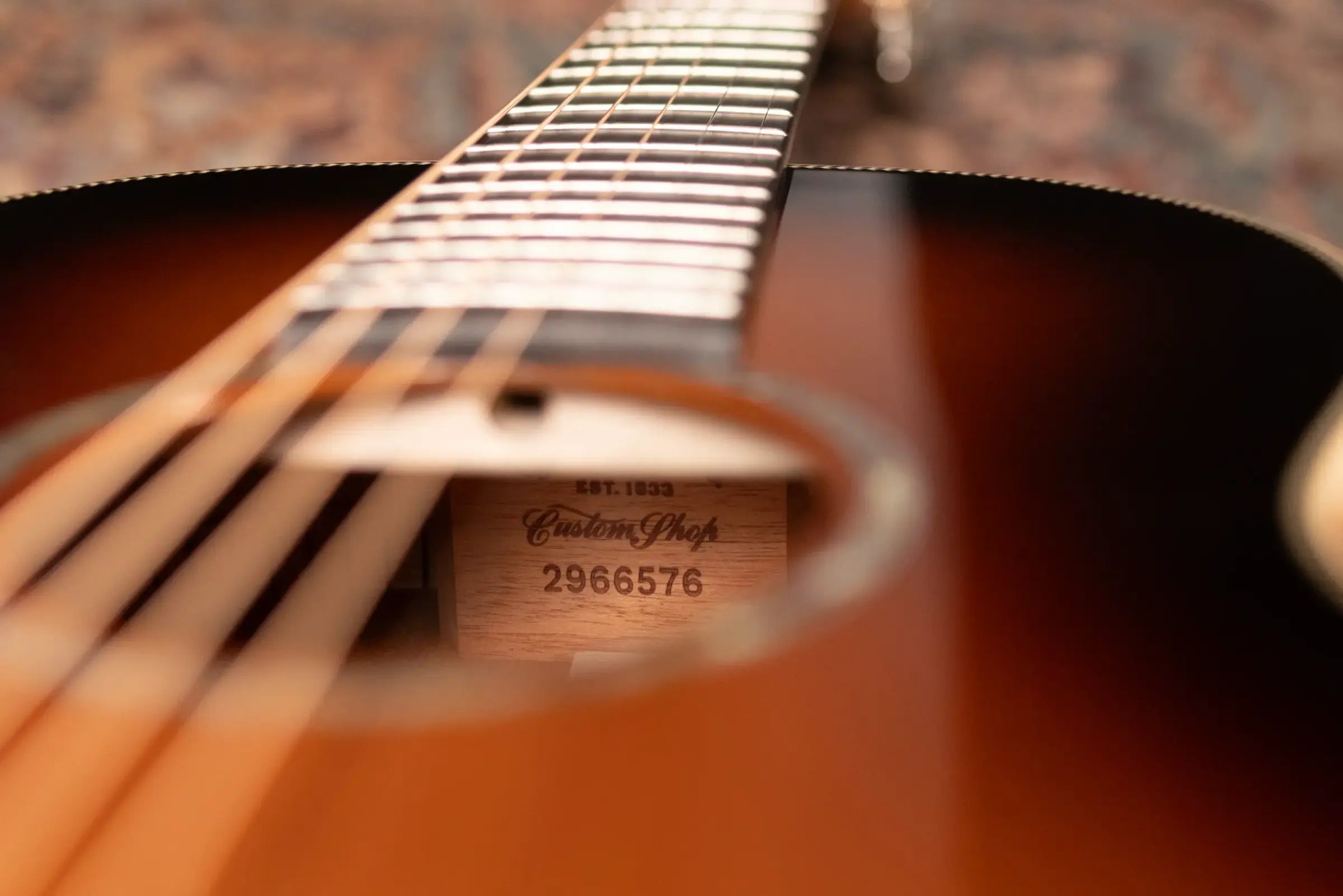 Martin Custom Shop 0 12-Fret Flamed Mahogany Acoustic Guitar - 1935 Sunburst with Hardshell Case