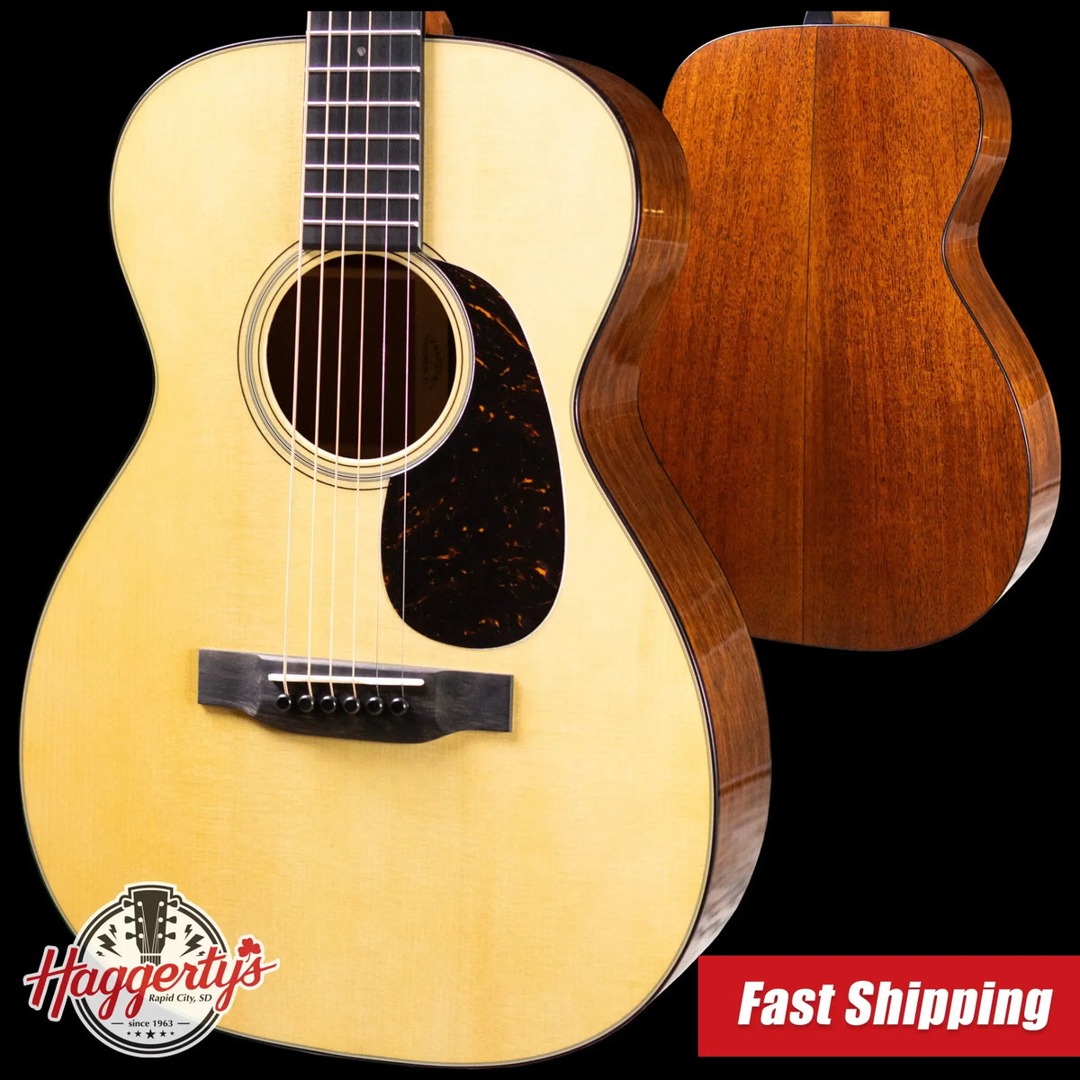 Martin Custom Shop 0-18 Acoustic Guitar with Hardshell Case