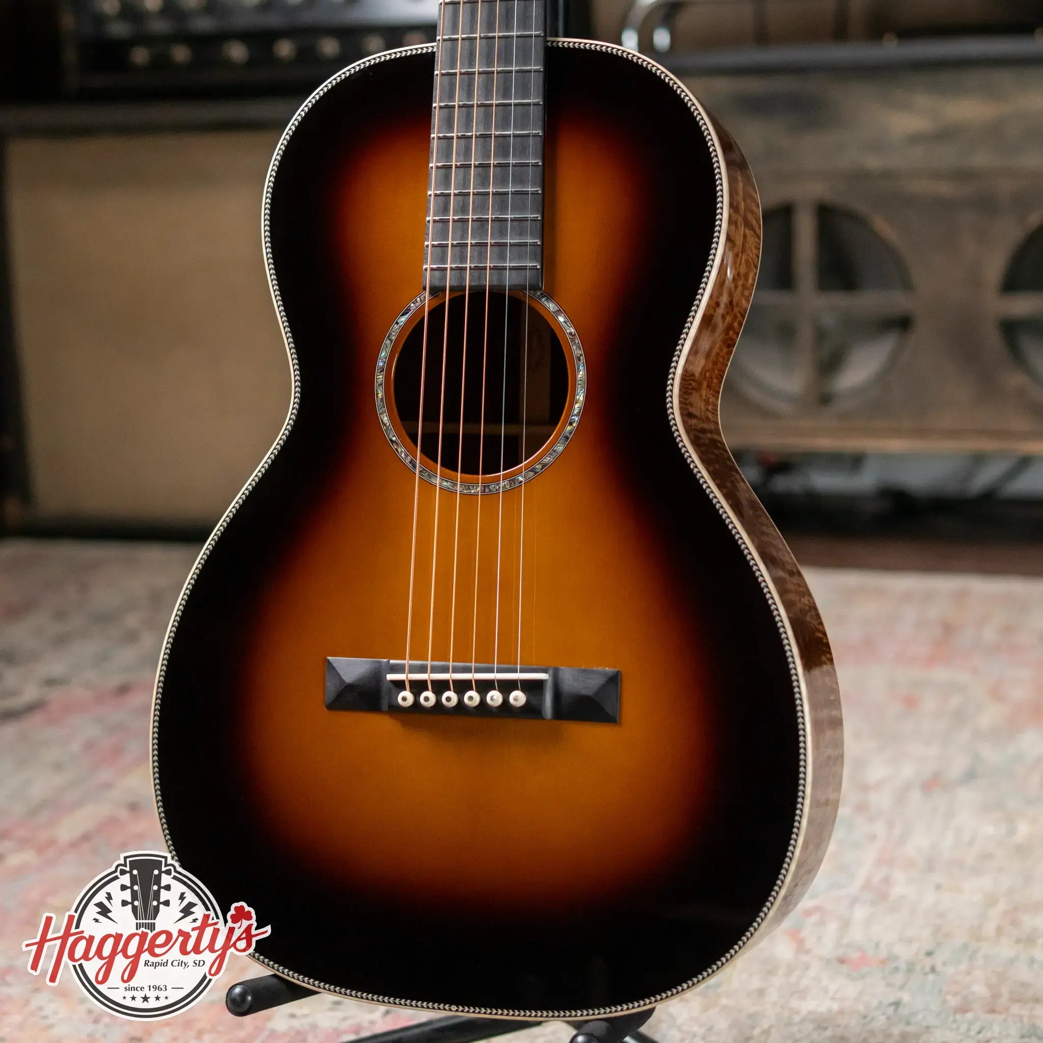 Martin Custom 0-12F Acoustic - Exceptional Figured Koa/Engelmann Spruce, 1935 Sunburst with Hardshell Case