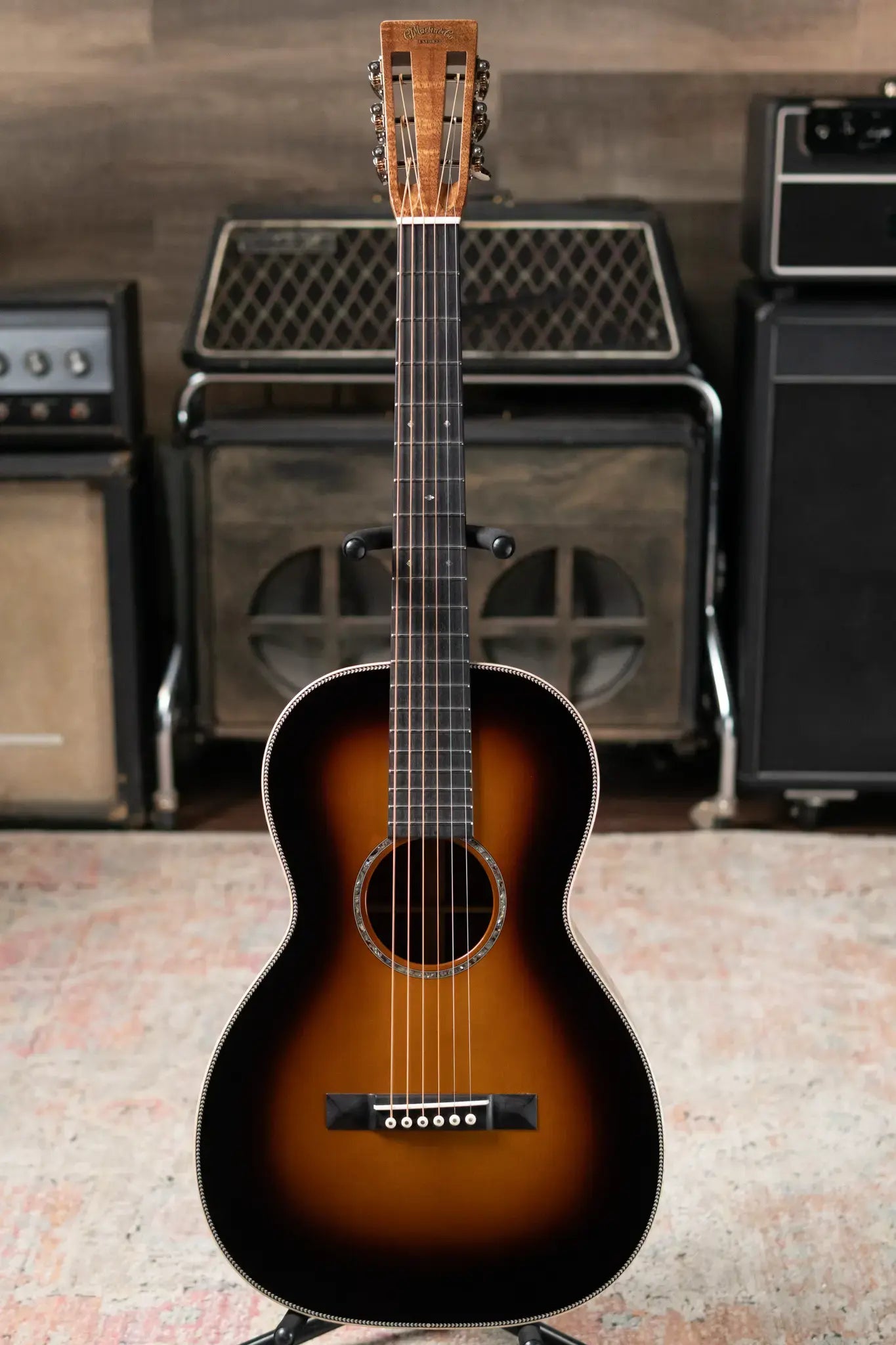 Martin Custom 0-12F Acoustic - Exceptional Figured Koa/Engelmann Spruce, 1935 Sunburst with Hardshell Case