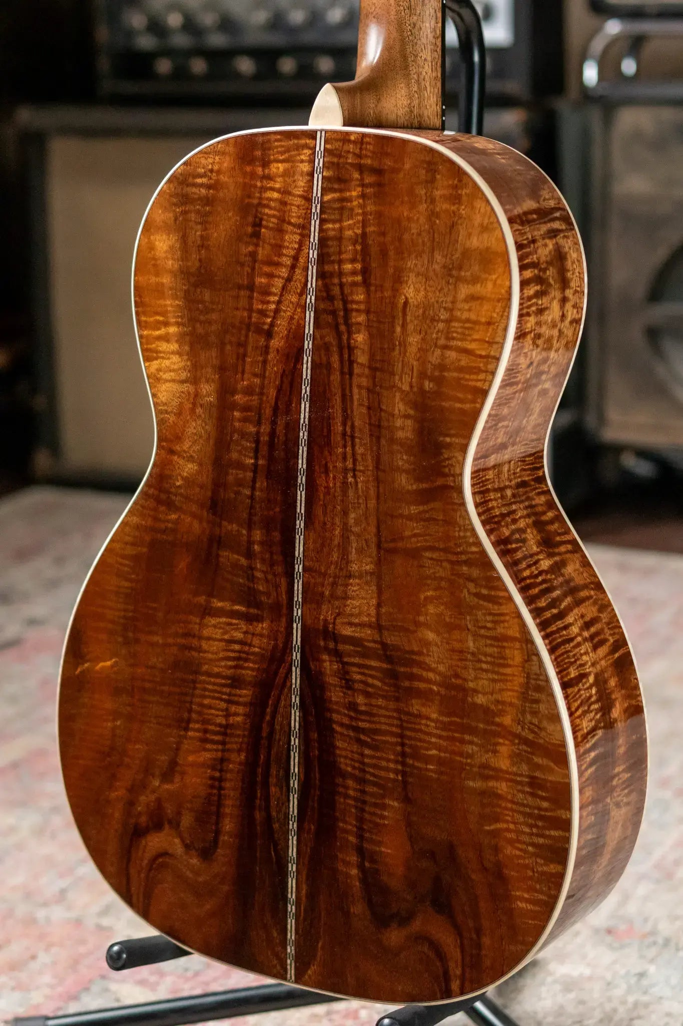 Martin Custom 0-12F Acoustic - Exceptional Figured Koa/Engelmann Spruce, 1935 Sunburst with Hardshell Case