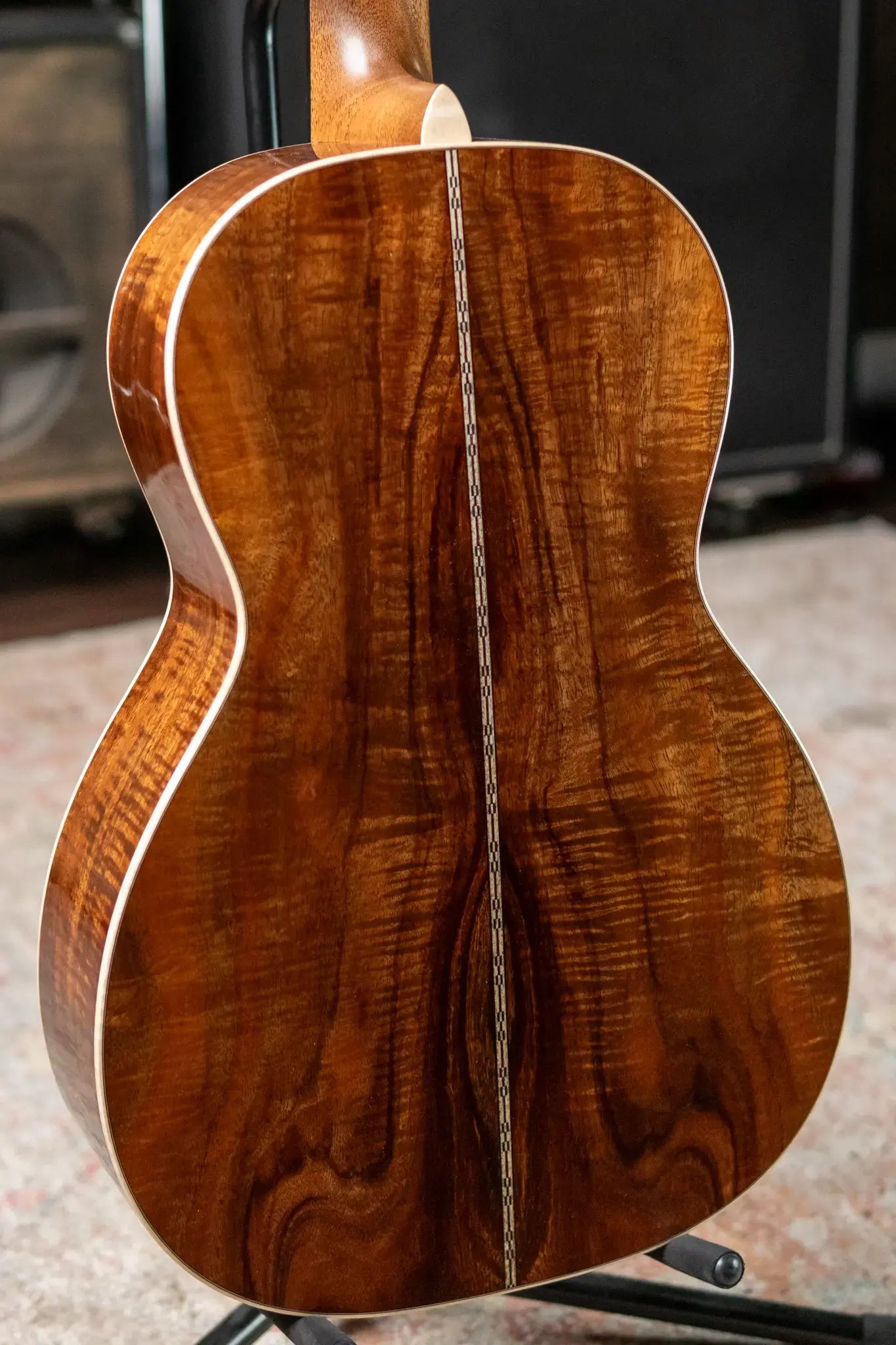 Martin Custom 0-12F Acoustic - Exceptional Figured Koa/Engelmann Spruce, 1935 Sunburst with Hardshell Case