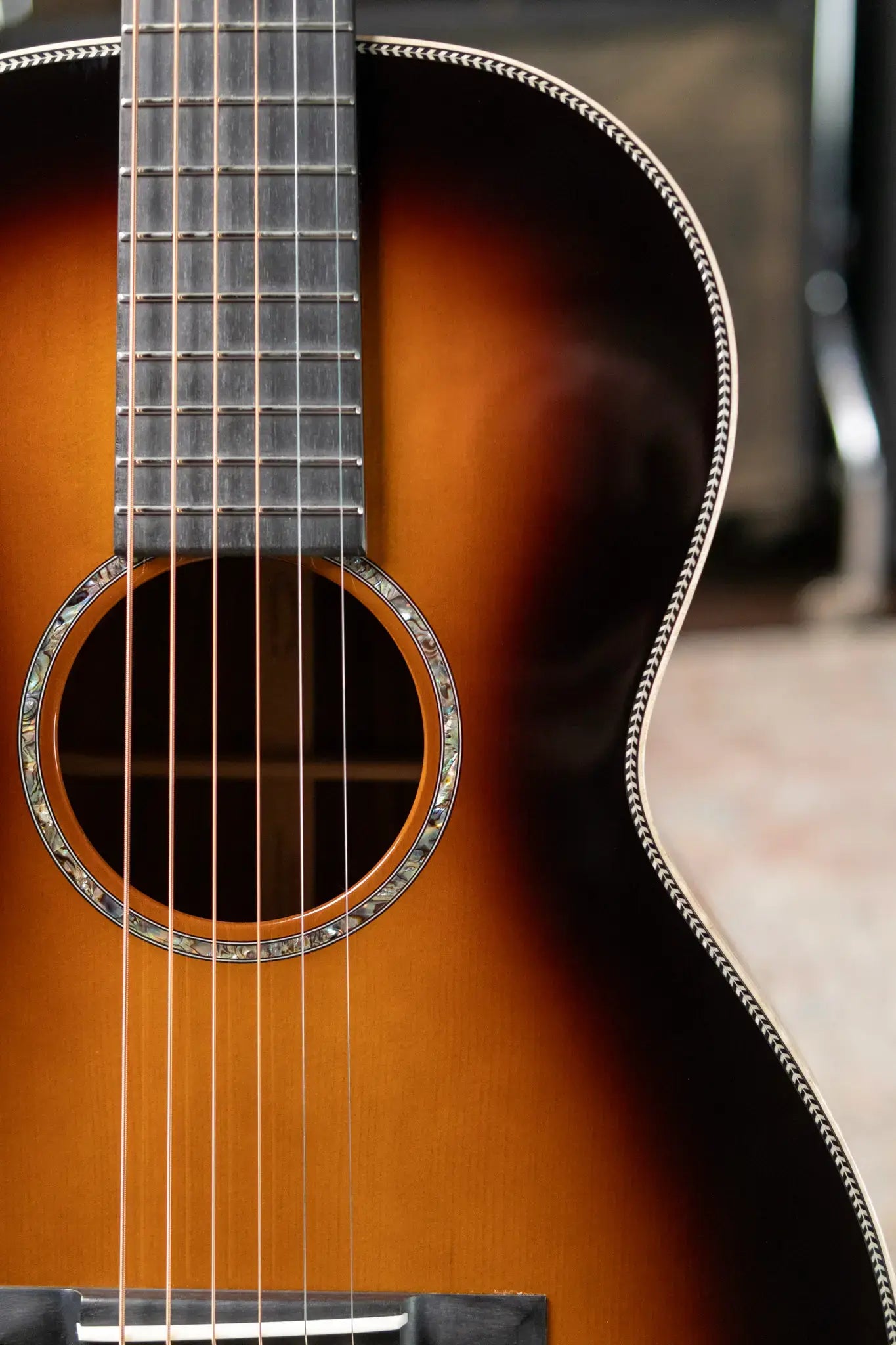 Martin Custom 0-12F Acoustic - Exceptional Figured Koa/Engelmann Spruce, 1935 Sunburst with Hardshell Case