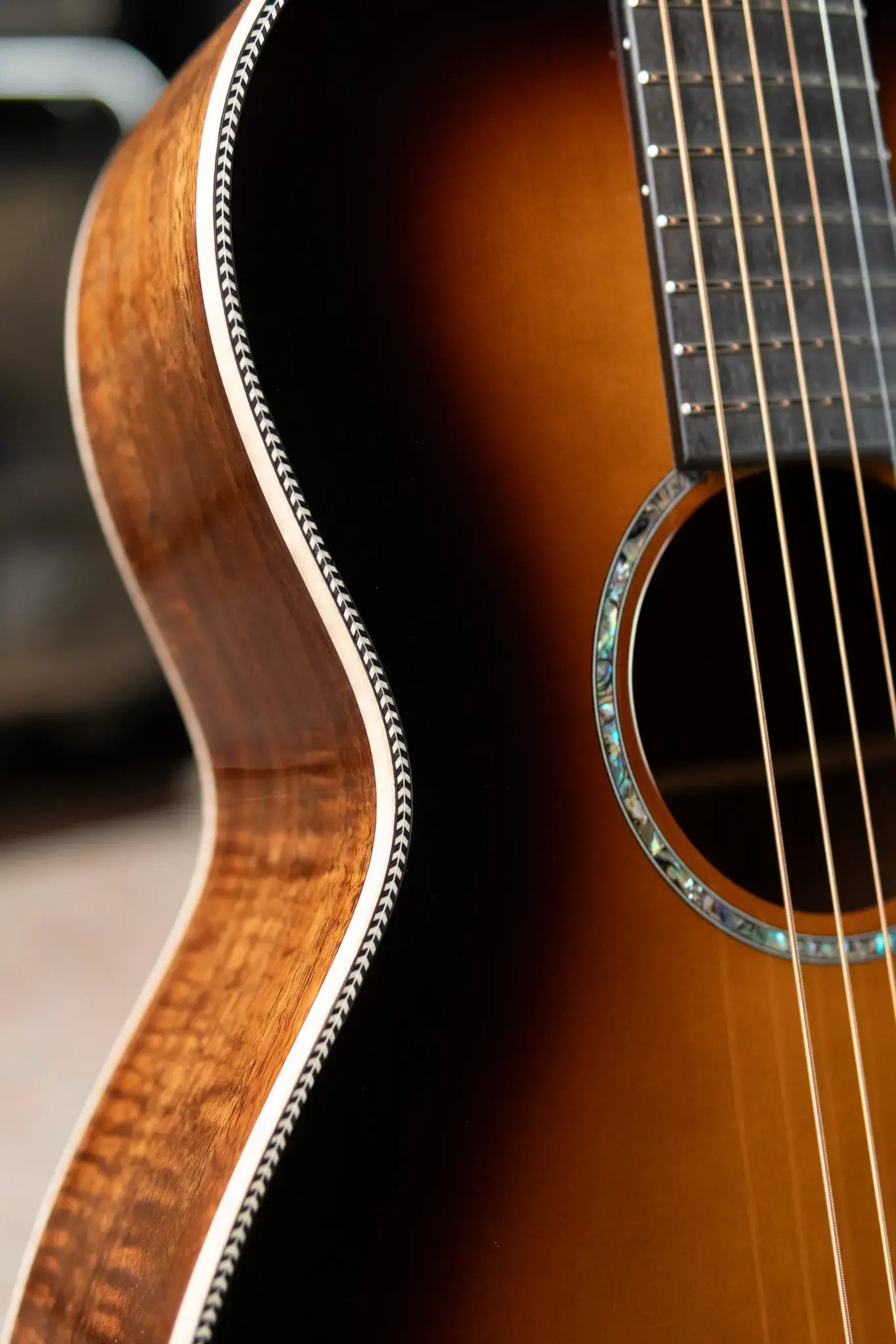 Martin Custom 0-12F Acoustic - Exceptional Figured Koa/Engelmann Spruce, 1935 Sunburst with Hardshell Case