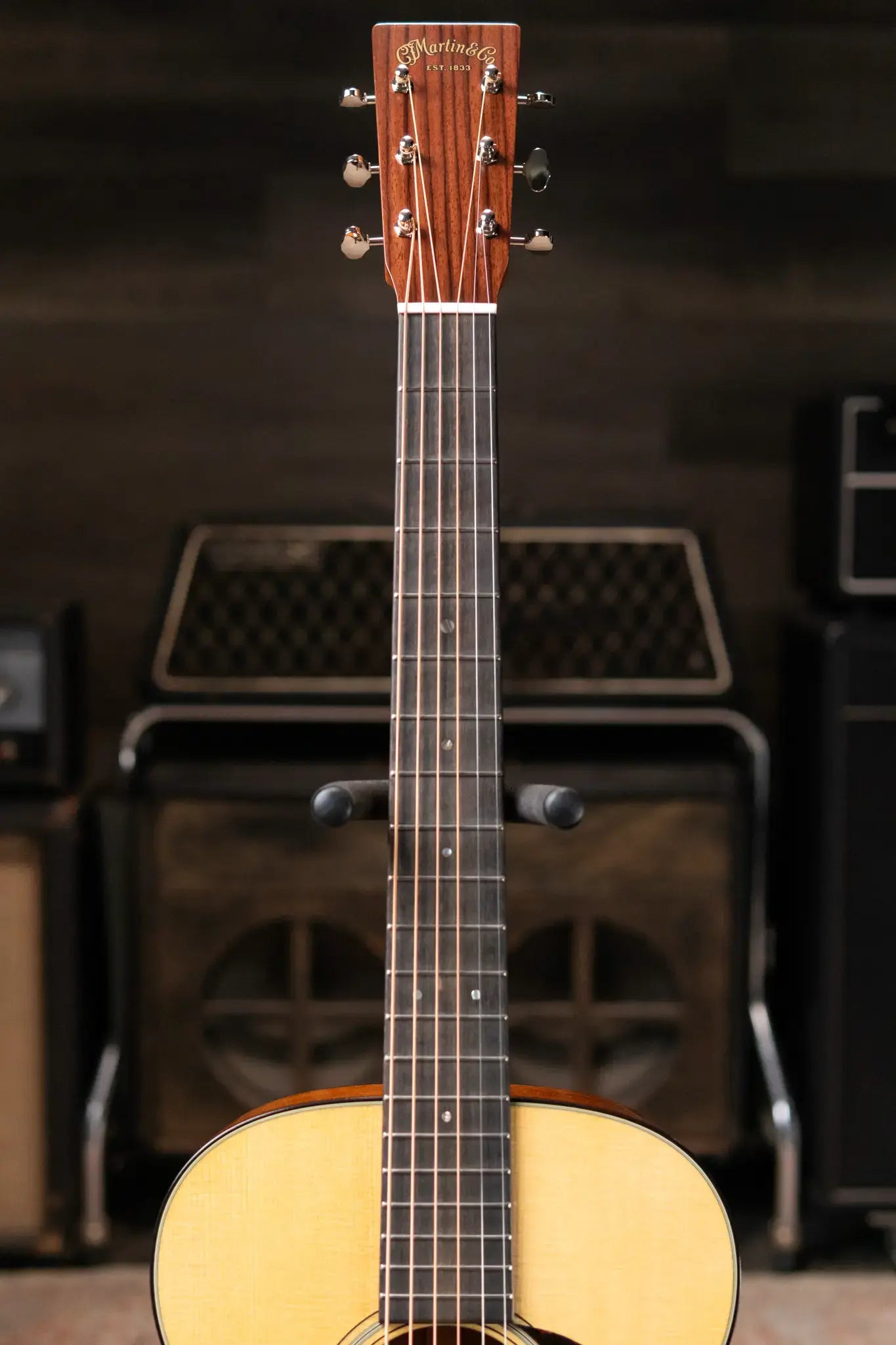 Martin Custom Style 18 0 Acoustic Guitar - Mahogany/Spruce with Hardshell Case