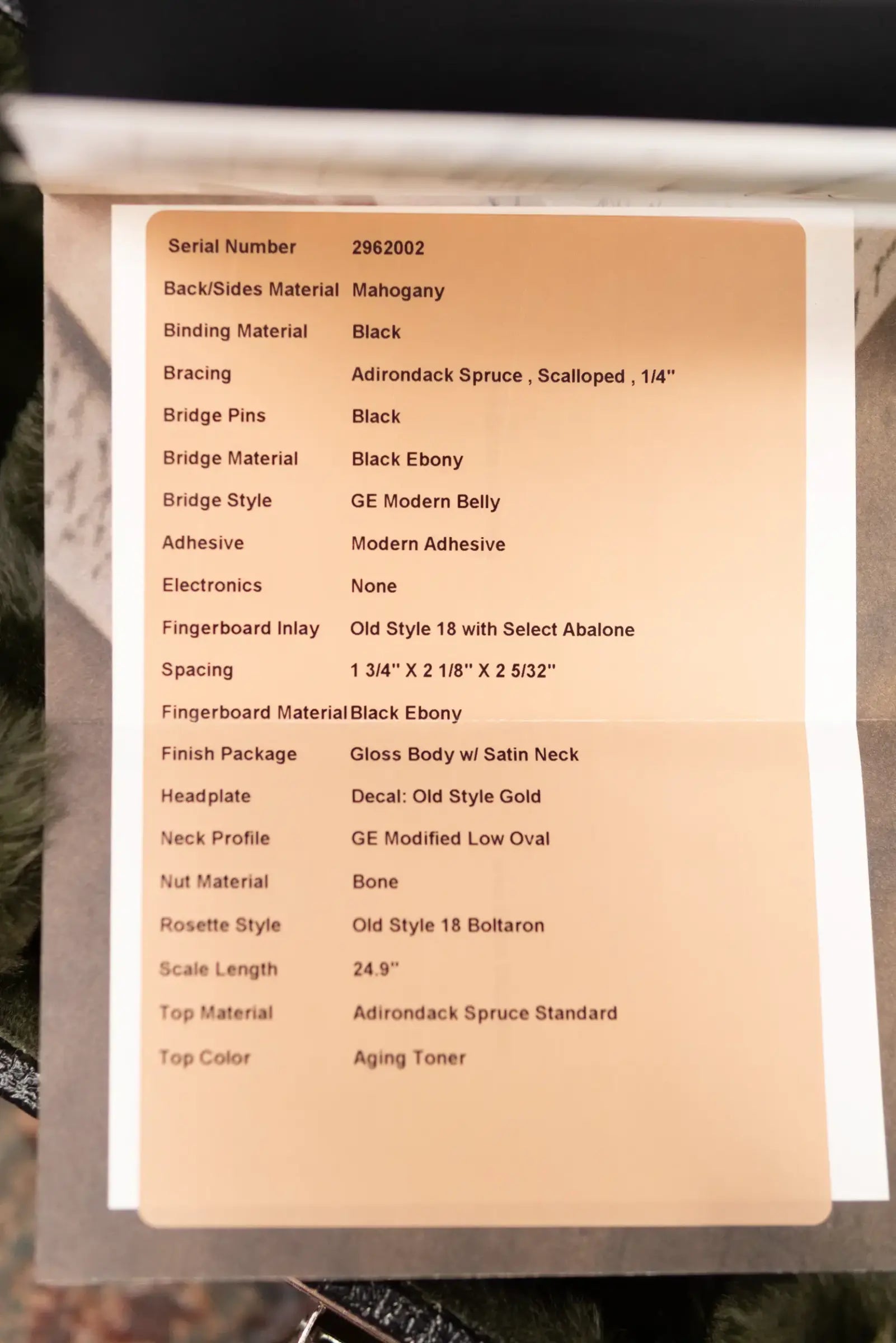 Martin Custom Style 18 0 Acoustic Guitar - Mahogany/Adirondack Spruce, Aging Toner with Hardshell Case