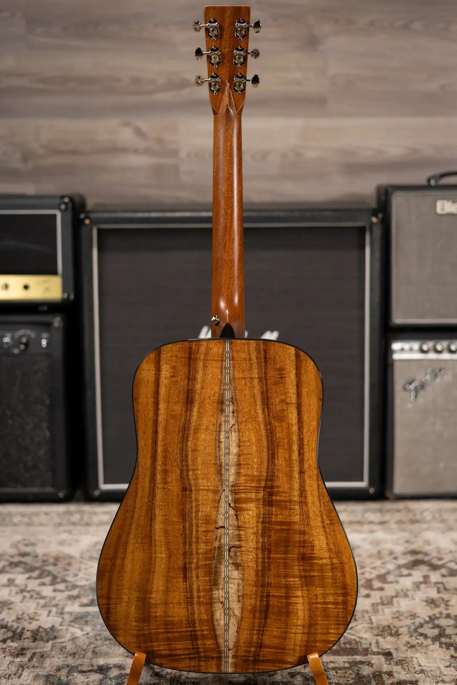 Martin Custom Shop D-14F Dreadnought Acoustic Guitar - Exceptional Figured Koa Back and Sides with Hardshell Case - Used