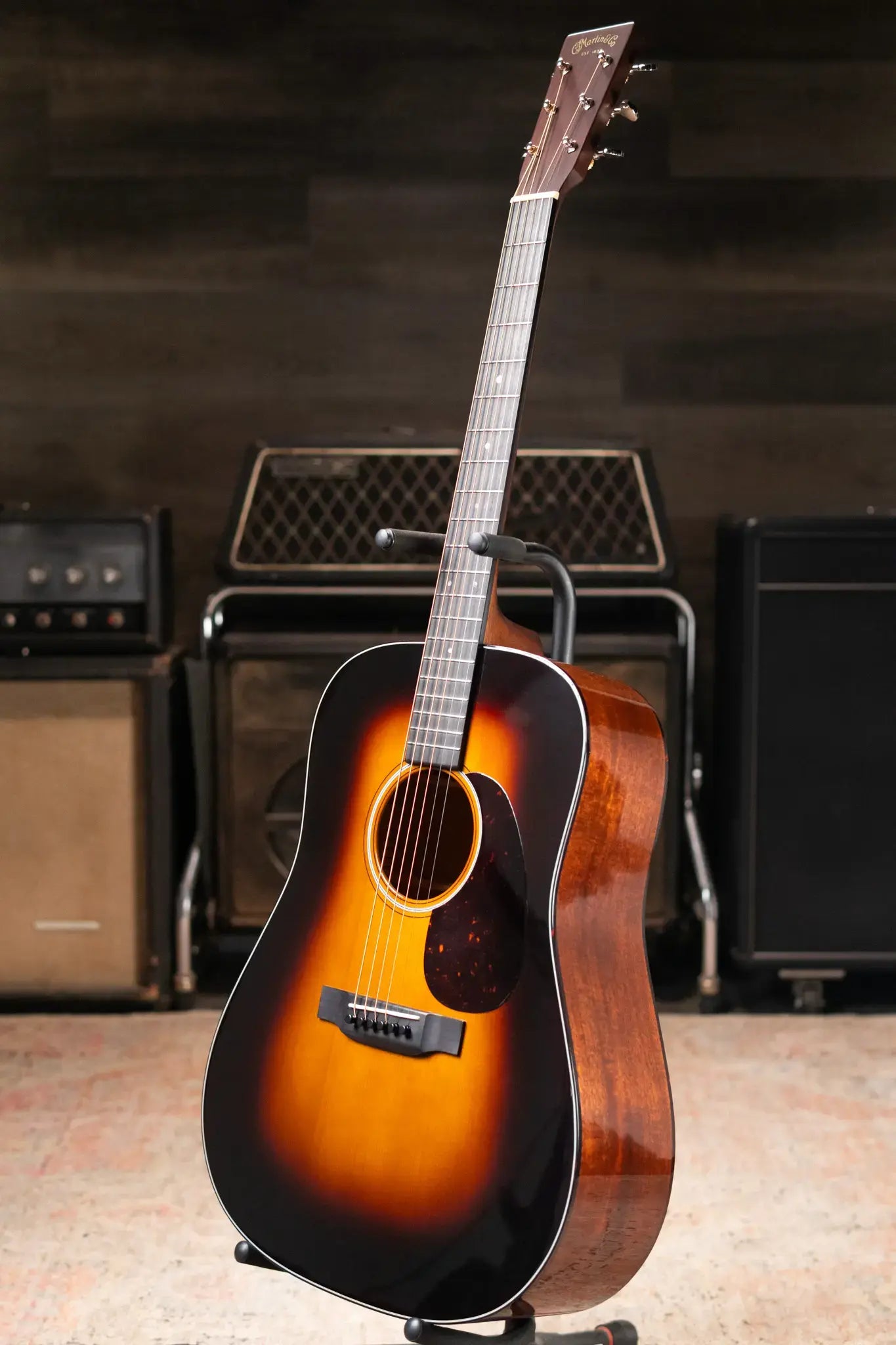 Martin Custom Shop D-14F Flamed Mahogany Acoustic Guitar - 1935 Sunburst with Hardshell Case - Used