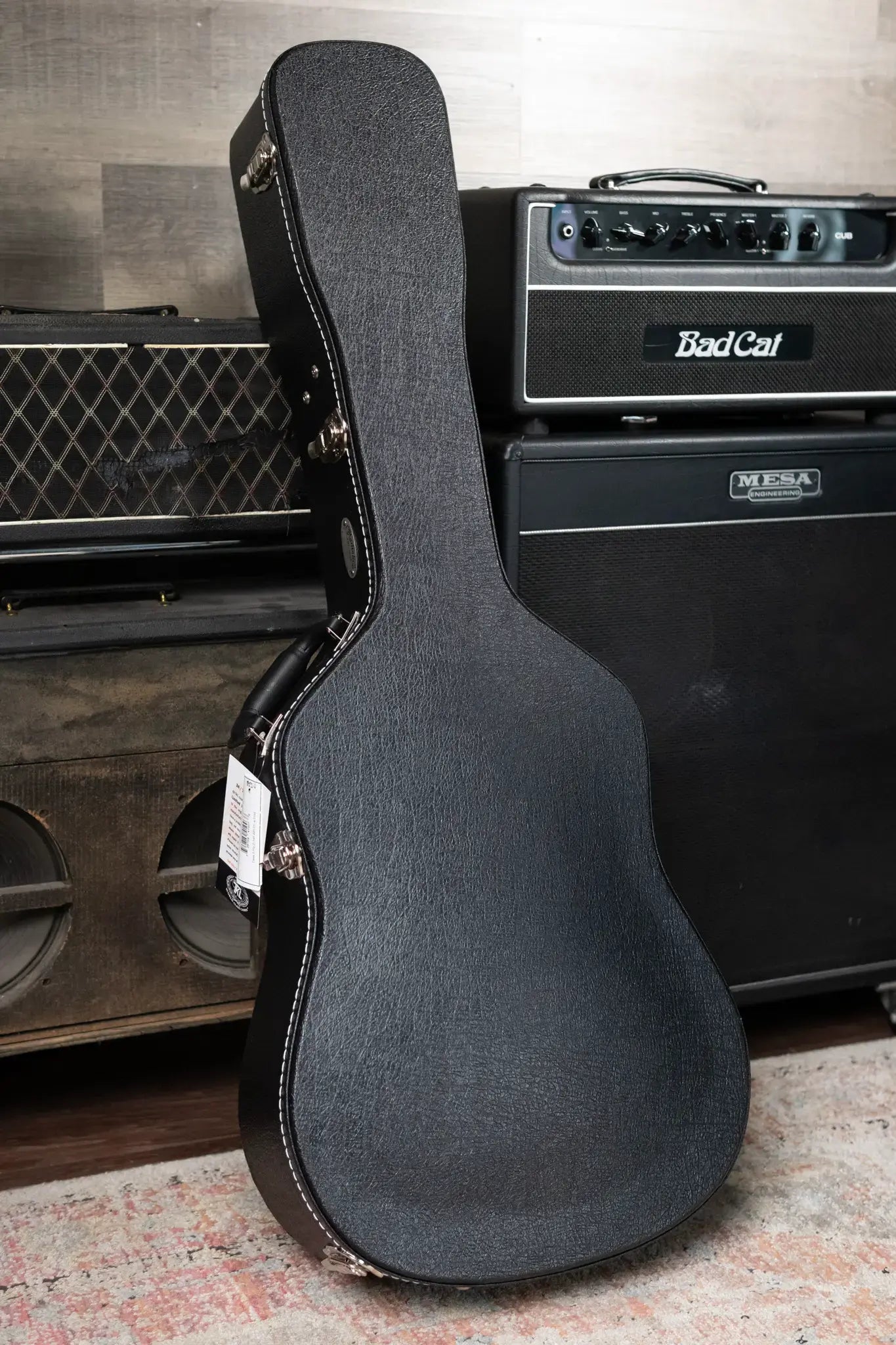 Martin Custom Shop Dreadnought Acoustic Guitar - Black Walnut with Hardshell Case