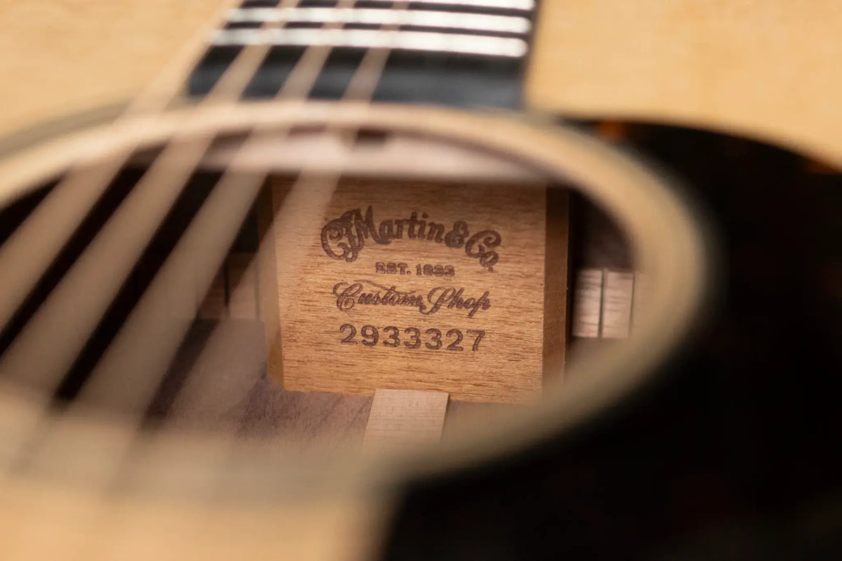 Martin Custom Shop Dreadnought Acoustic Guitar - Black Walnut with Hardshell Case