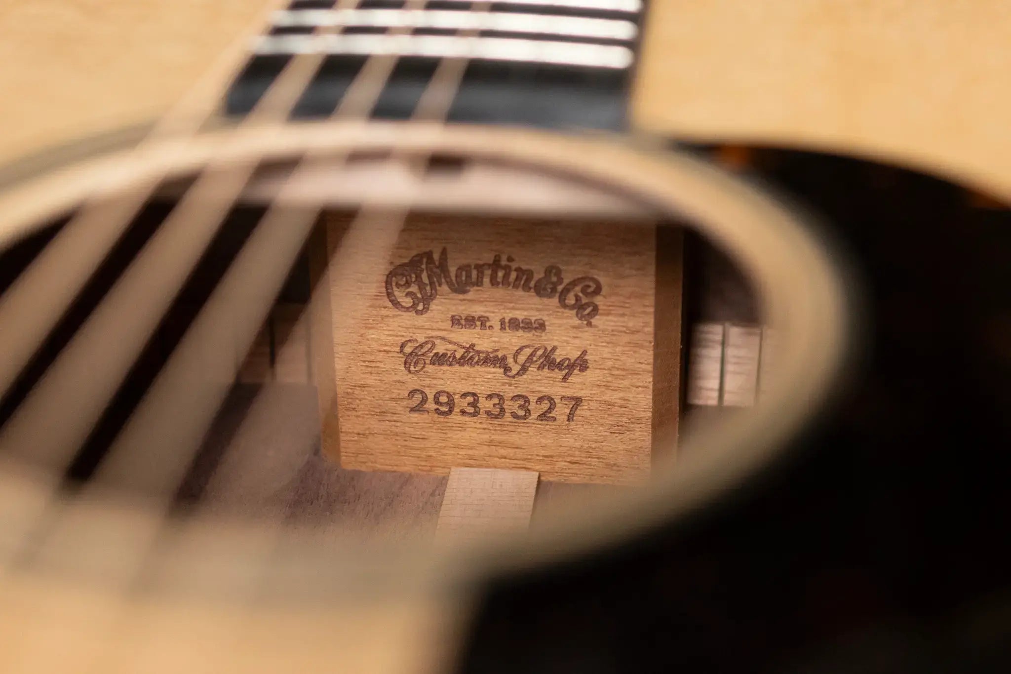 Martin Custom Shop Dreadnought Acoustic Guitar - Black Walnut with Hardshell Case