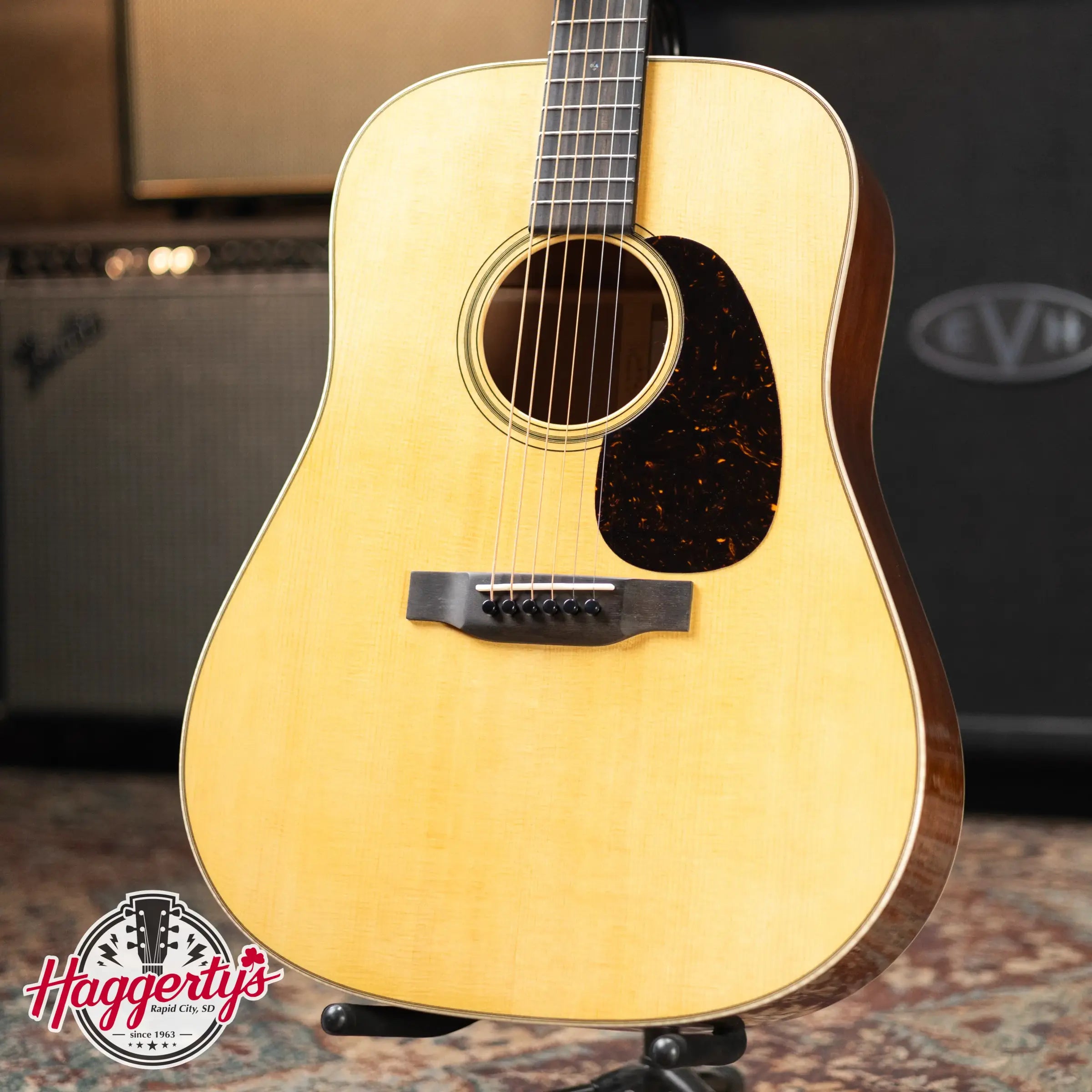 Martin Custom Shop Dreadnought Acoustic Guitar - Cherry Hill with Hardshell Case