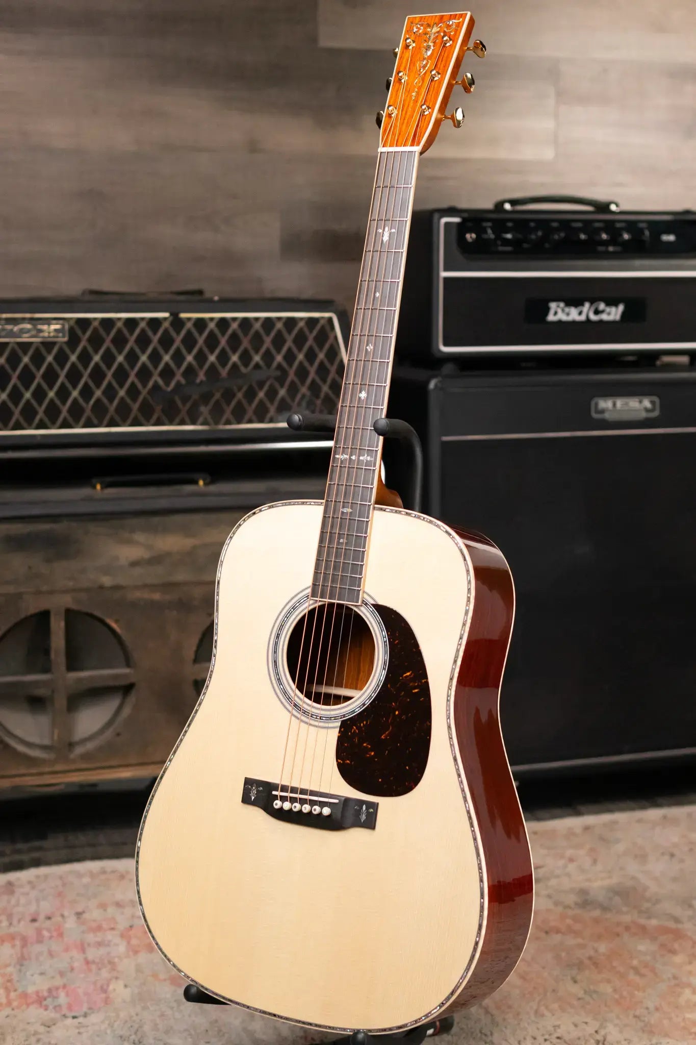 Martin Custom Shop Style 45 Dreadnought Acoustic Guitar - Cocobolo with Hardshell Case